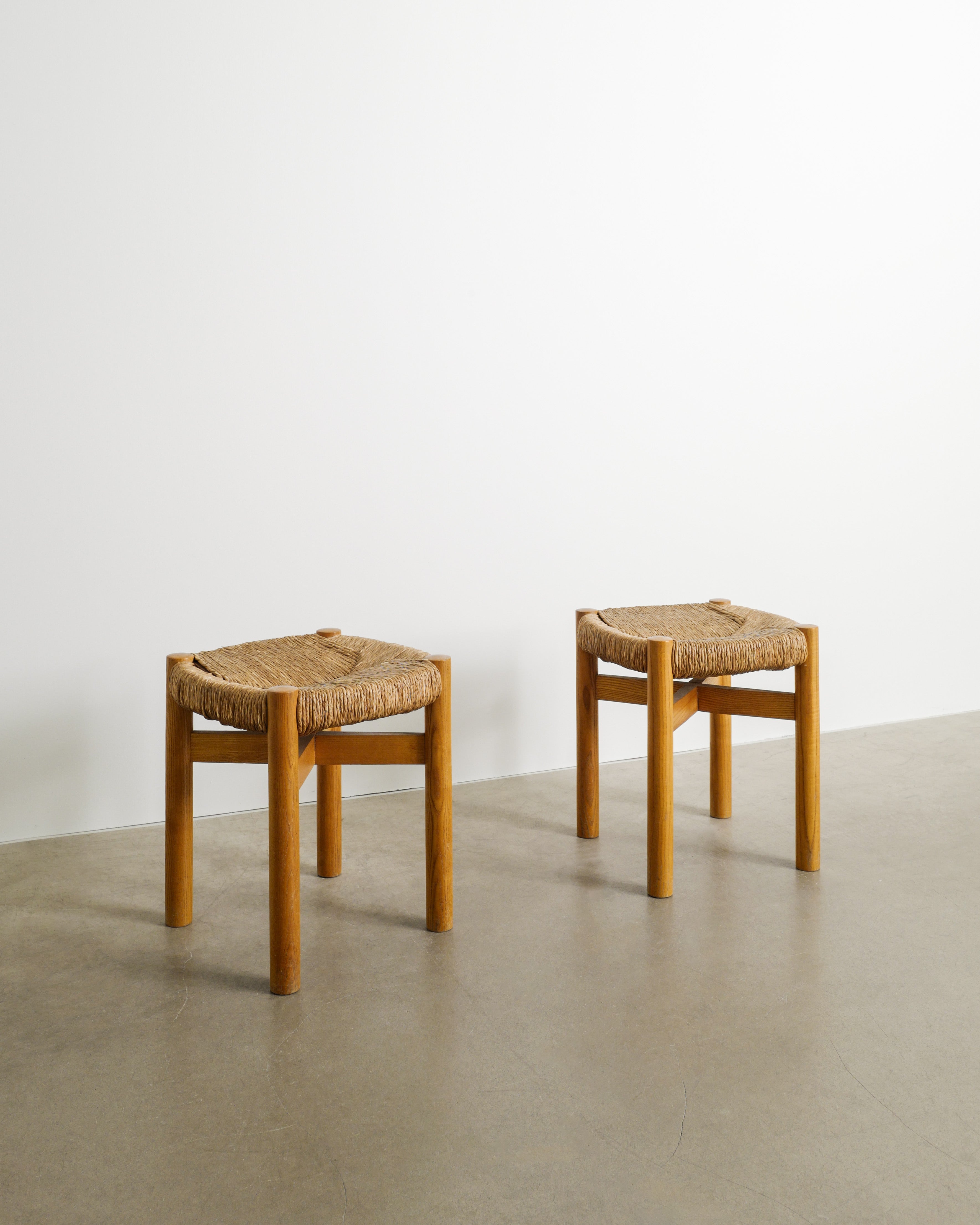 CHARLOTTE PERRIAND MERIBEL STOOLS, 1960s