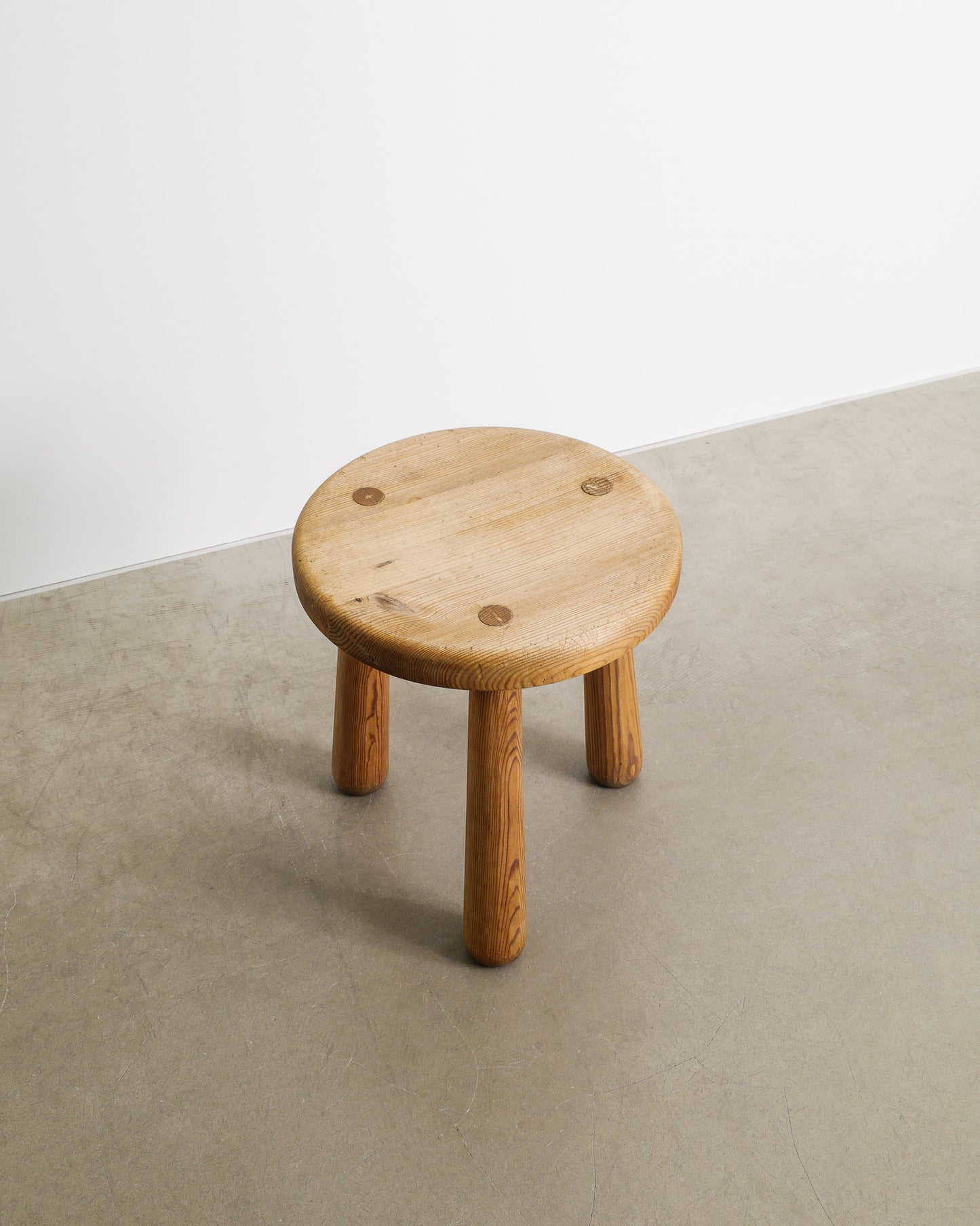 AXEL EINAR HJORTH "SKOGA" PINE STOOL, 1930s