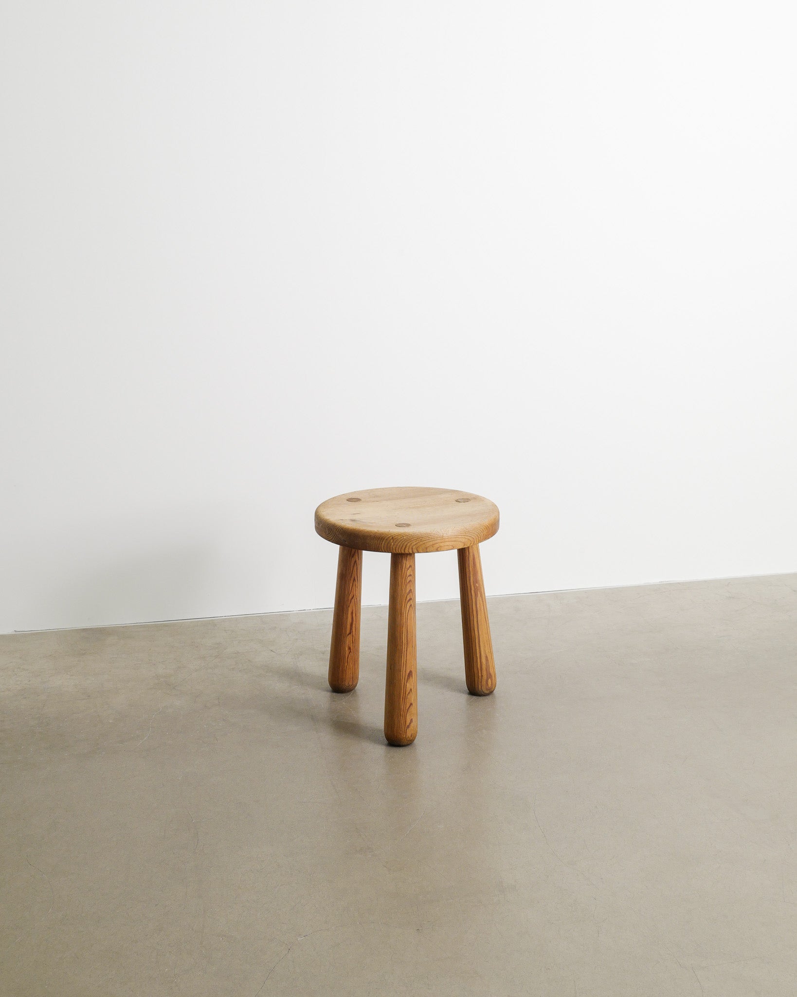 AXEL EINAR HJORTH "SKOGA" PINE STOOL, 1930s