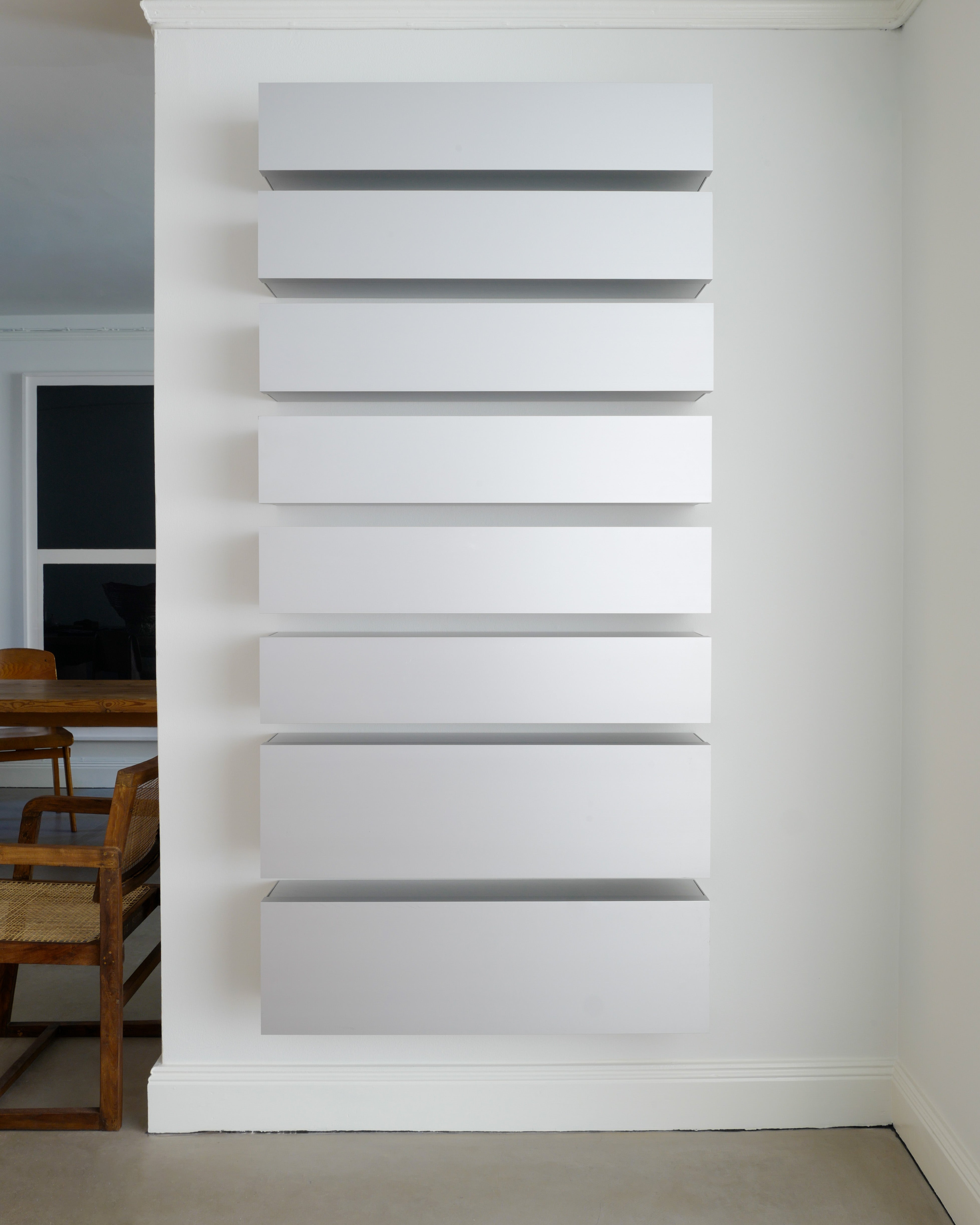 SHIGERU UCHIDA ALUMINUM SHELVES, 1990s