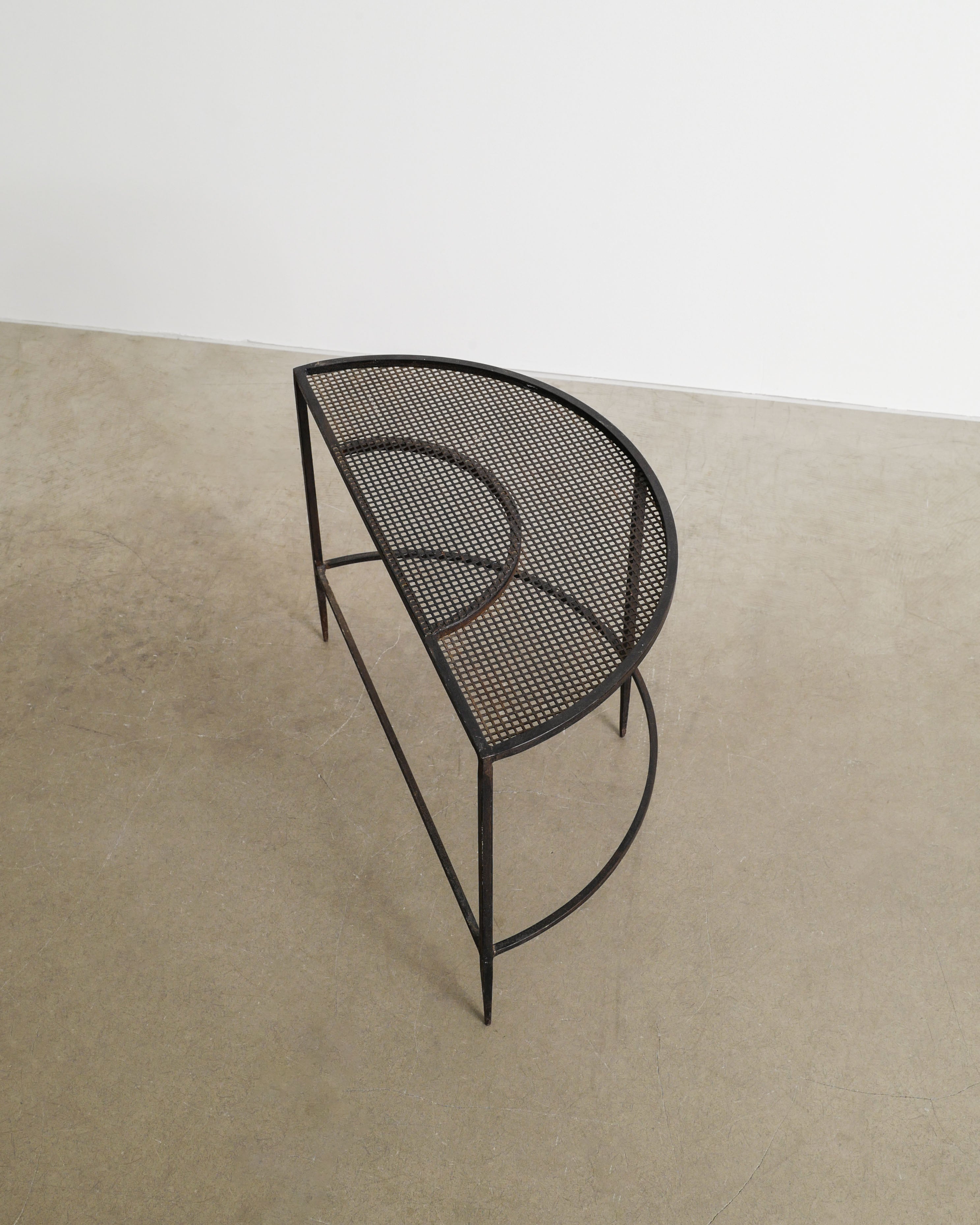 MATHIEU MATÉGOT CONSOLE TABLE, 1950s
