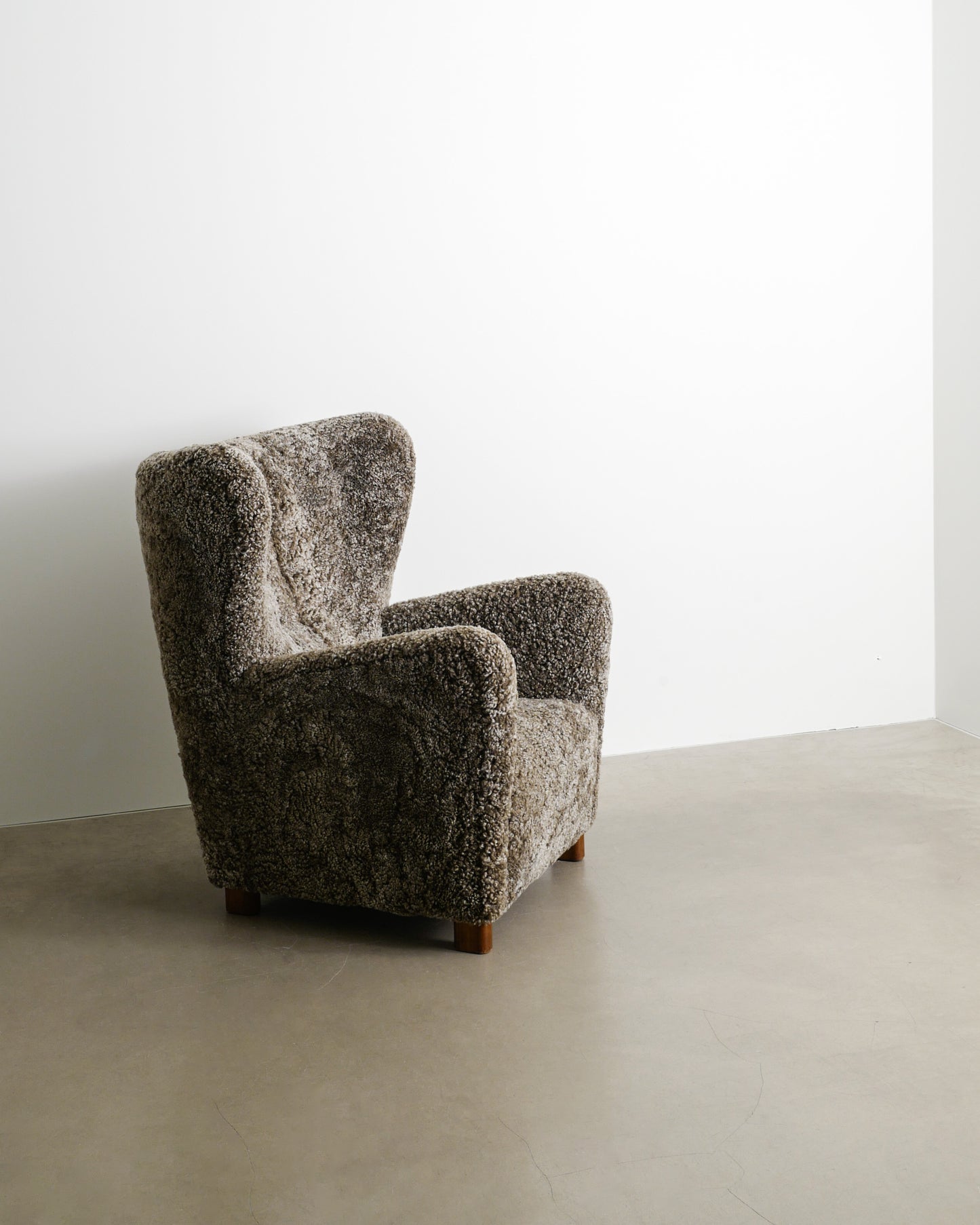 FRITZ HANSEN WINGBACK ARMCHAIR, 1940s