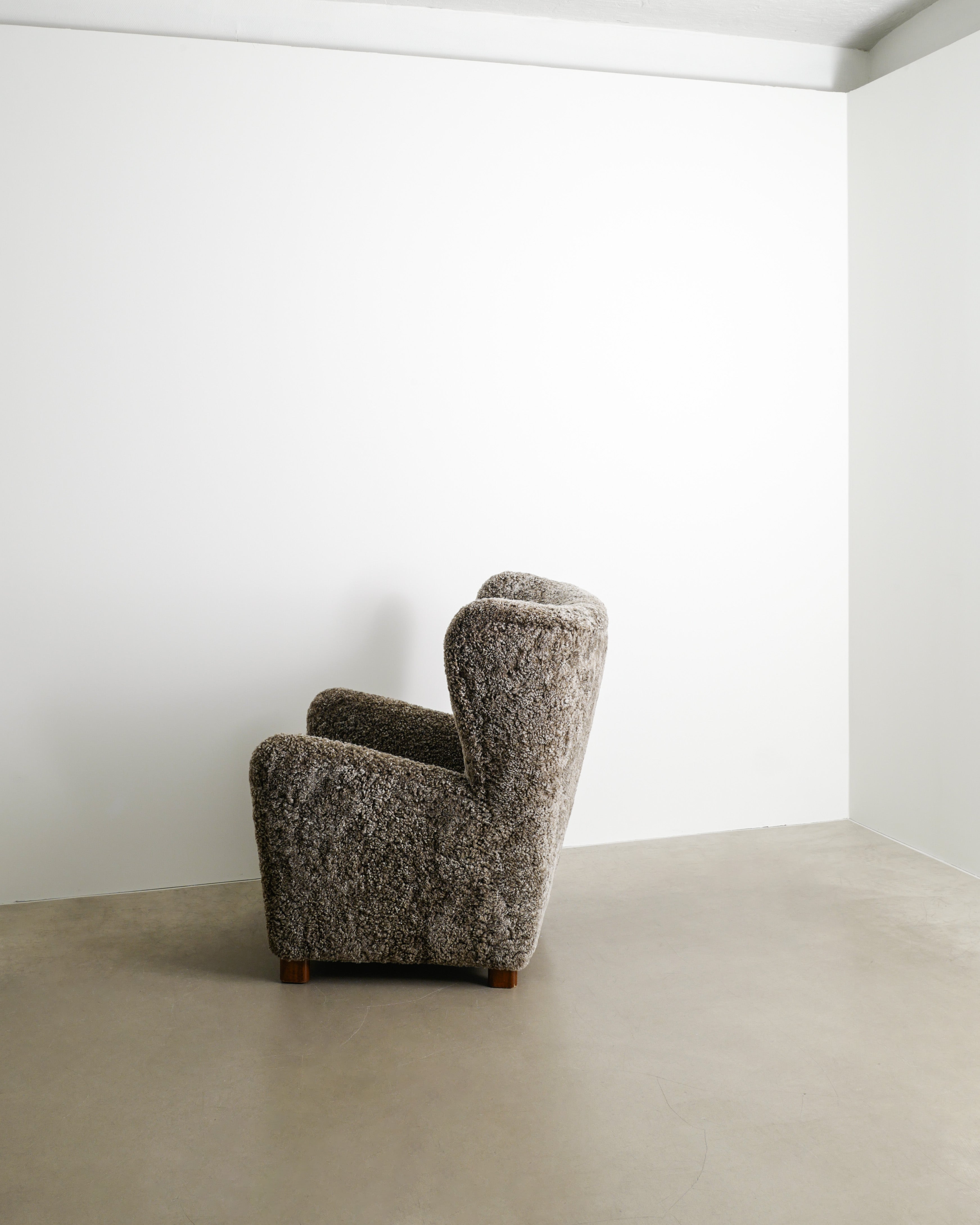 FRITZ HANSEN WINGBACK ARMCHAIR, 1940s