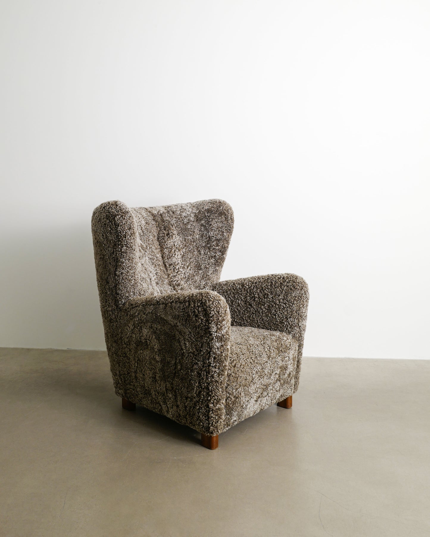 FRITZ HANSEN WINGBACK ARMCHAIR, 1940s
