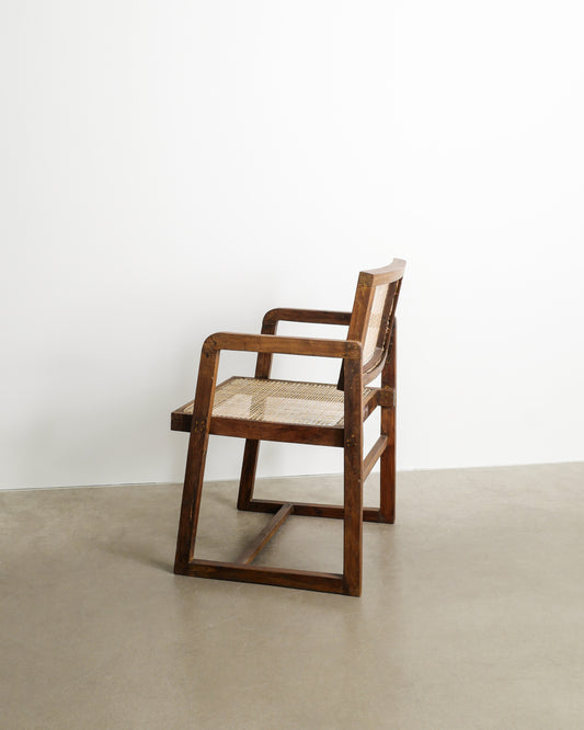 PIERRE JEANNERET BOX CHAIR, 1950s