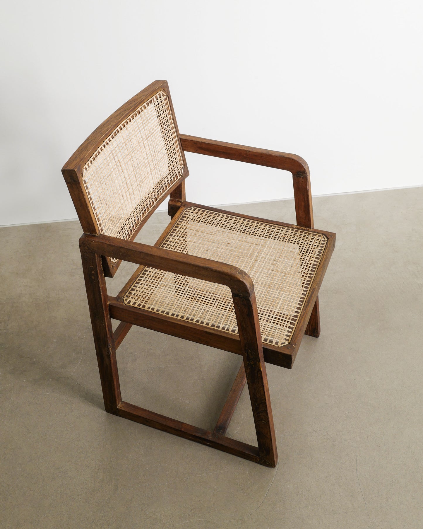 PIERRE JEANNERET BOX CHAIR, 1950s