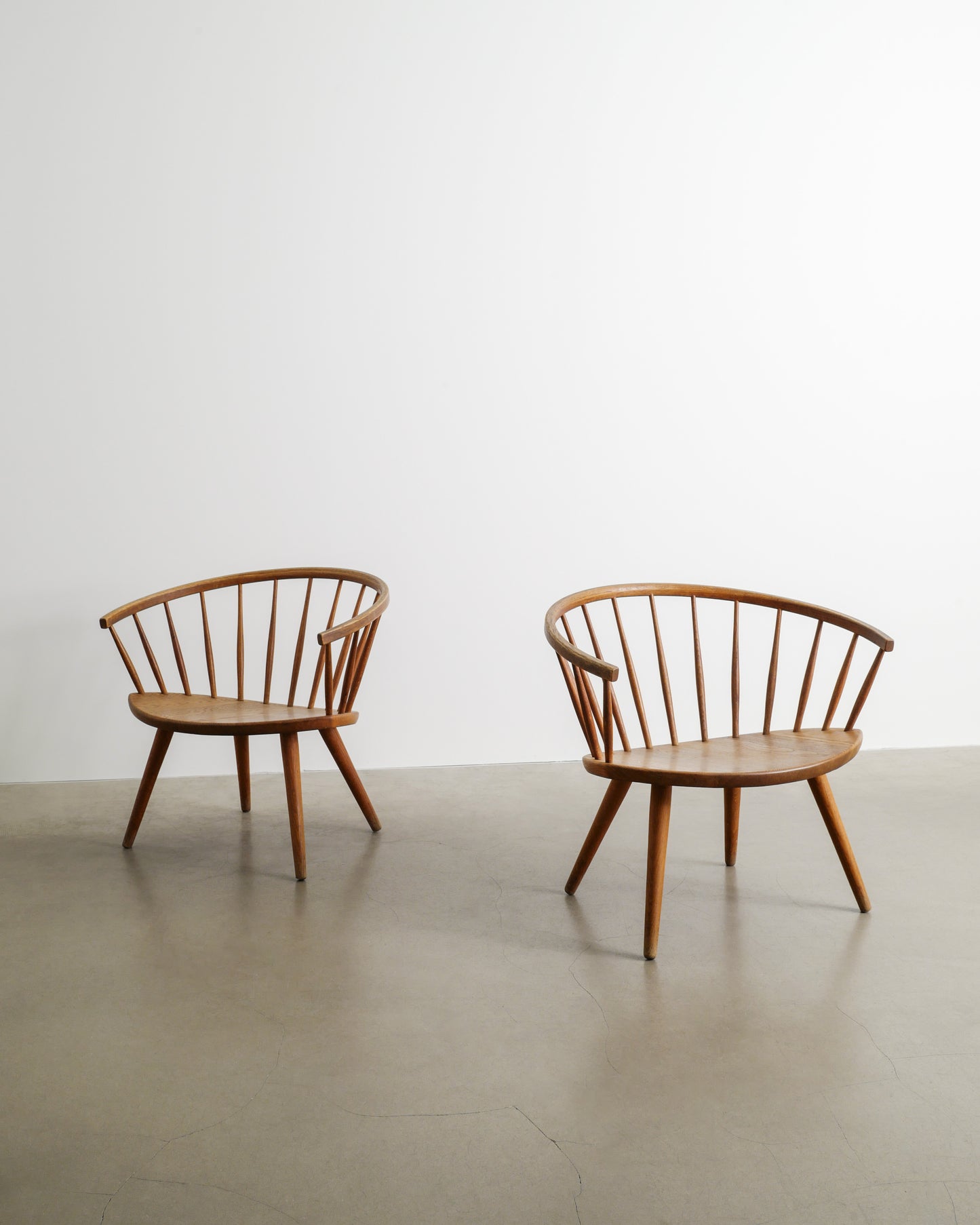 YNGVE EKSTRÖM "ARKA" ARMCHAIRS, 1950s