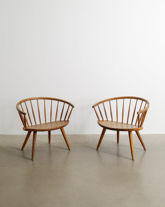 YNGVE EKSTRÖM "ARKA" ARMCHAIRS, 1950s