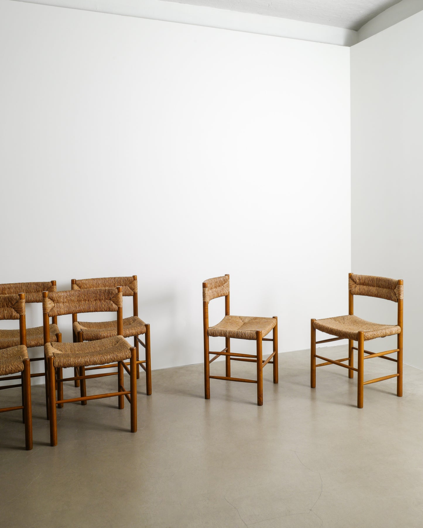 CHARLOTTE PERRIAND DORDOGNE CHAIRS, 1960s