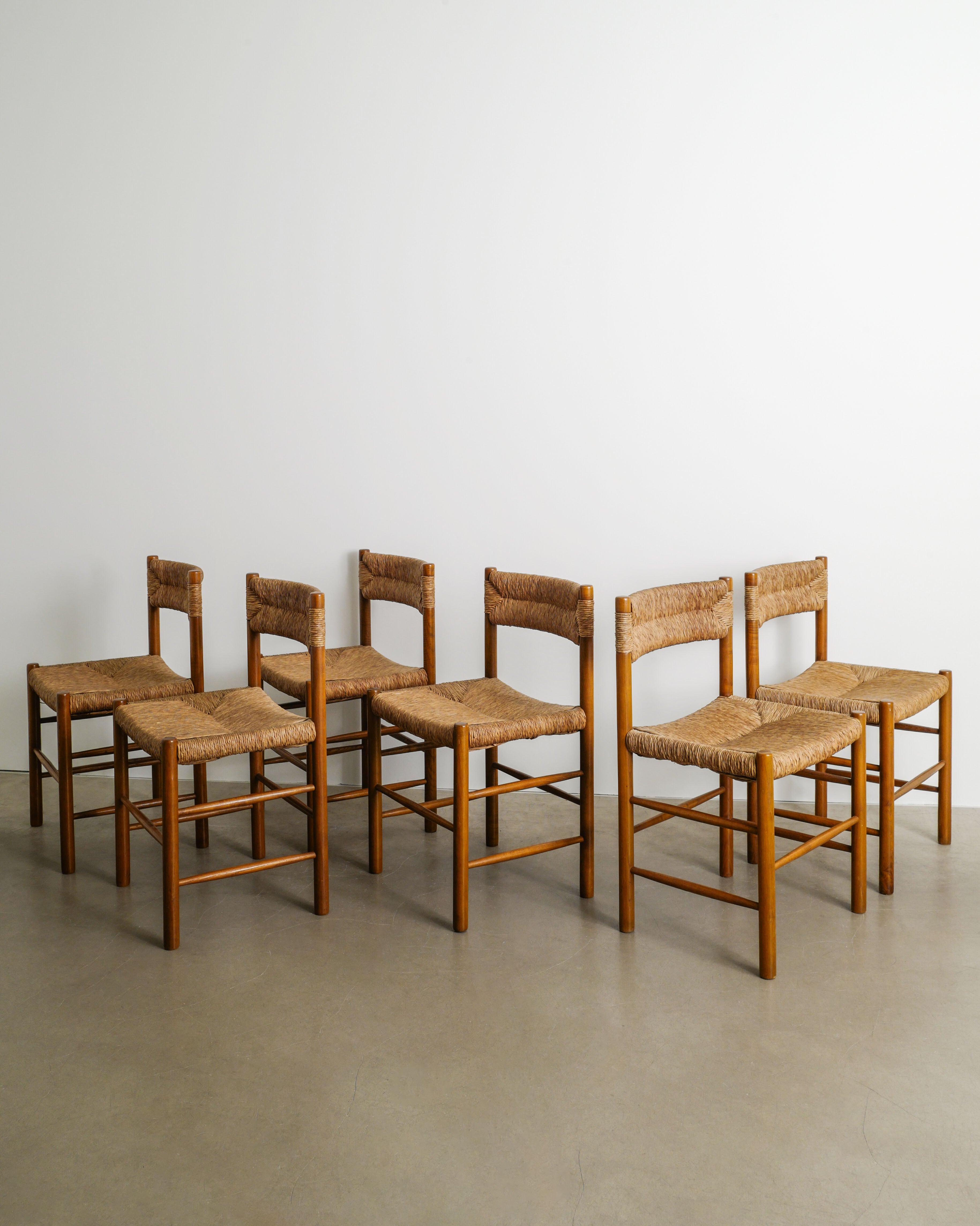 CHARLOTTE PERRIAND DORDOGNE CHAIRS, 1960s
