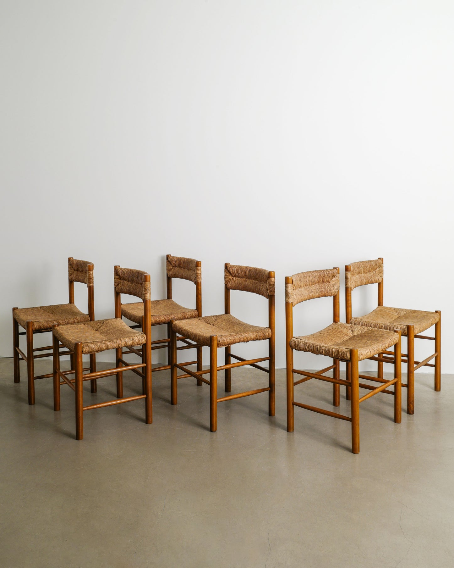 CHARLOTTE PERRIAND DORDOGNE CHAIRS, 1960s