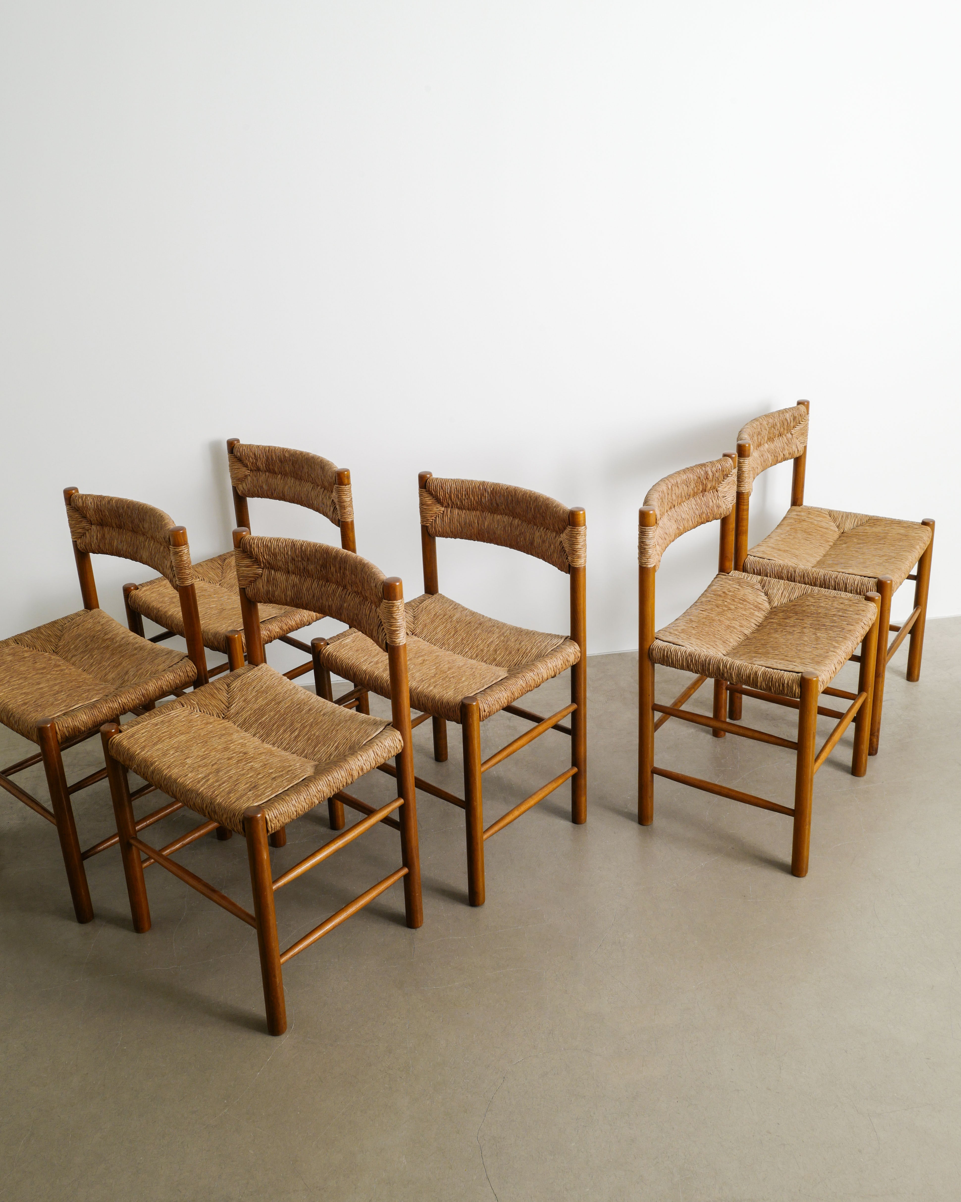 CHARLOTTE PERRIAND DORDOGNE CHAIRS, 1960s
