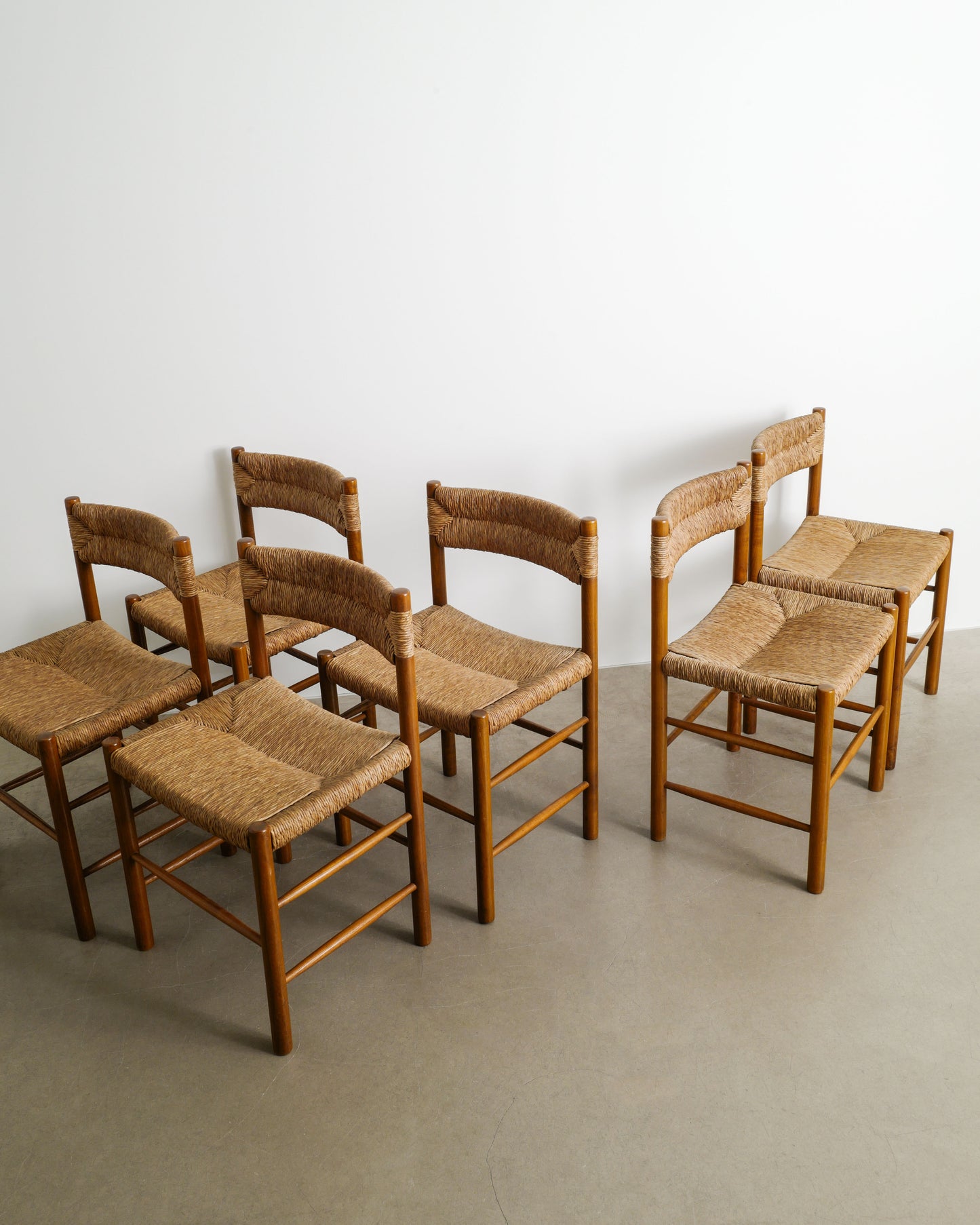 CHARLOTTE PERRIAND DORDOGNE CHAIRS, 1960s