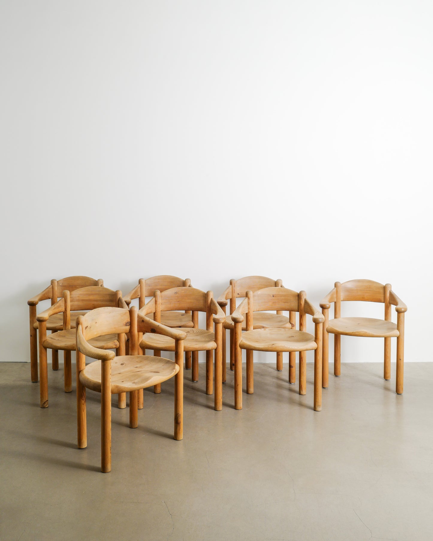 RAINER DAUMILLER DINING CHAIRS, 1970s