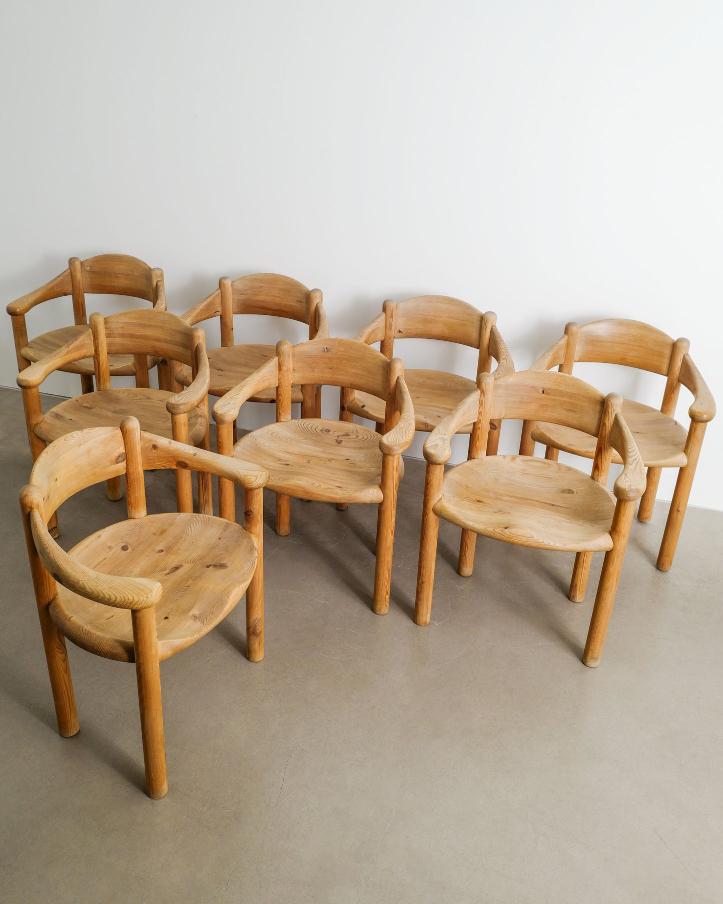 RAINER DAUMILLER DINING CHAIRS, 1970s