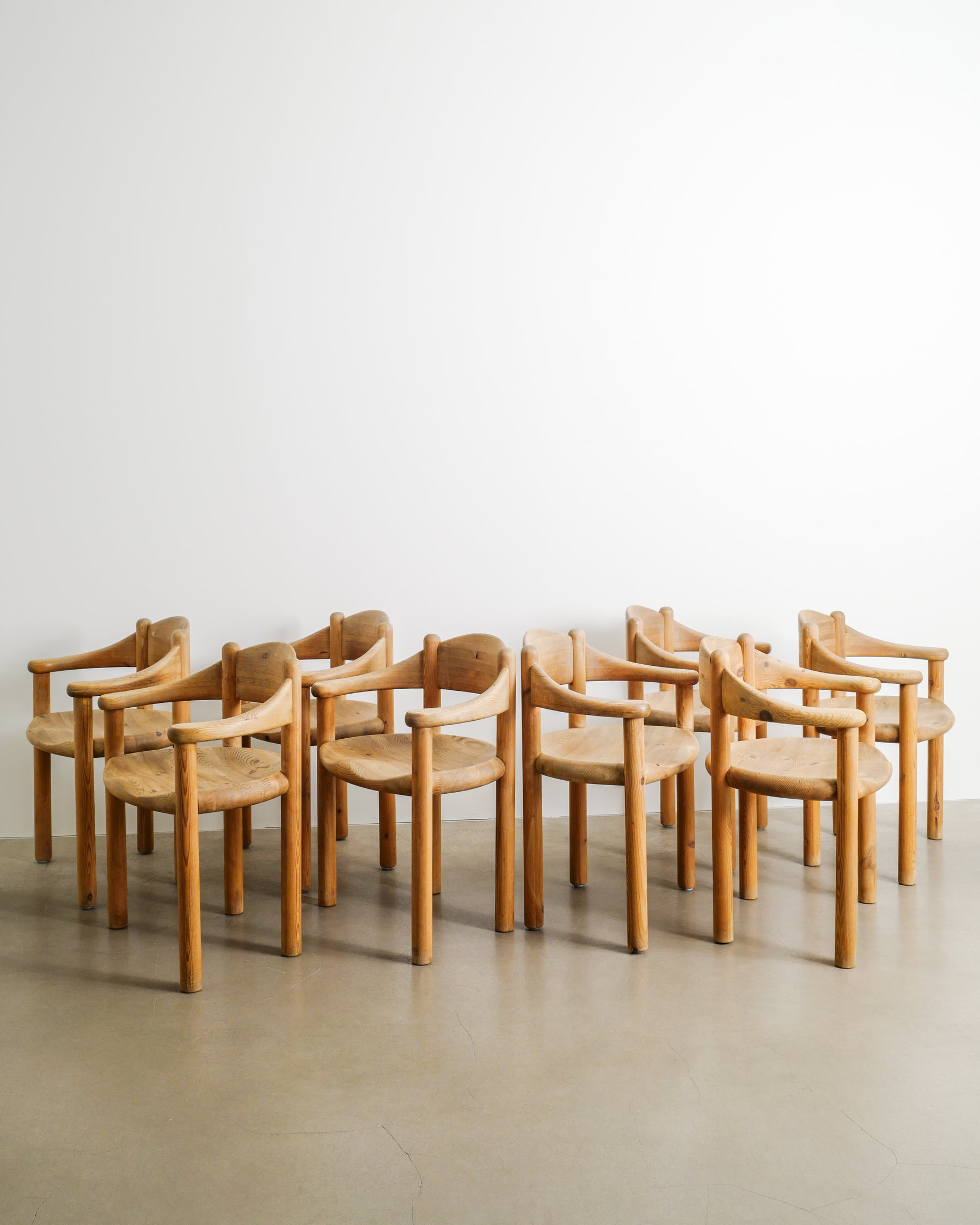 RAINER DAUMILLER DINING CHAIRS, 1970s