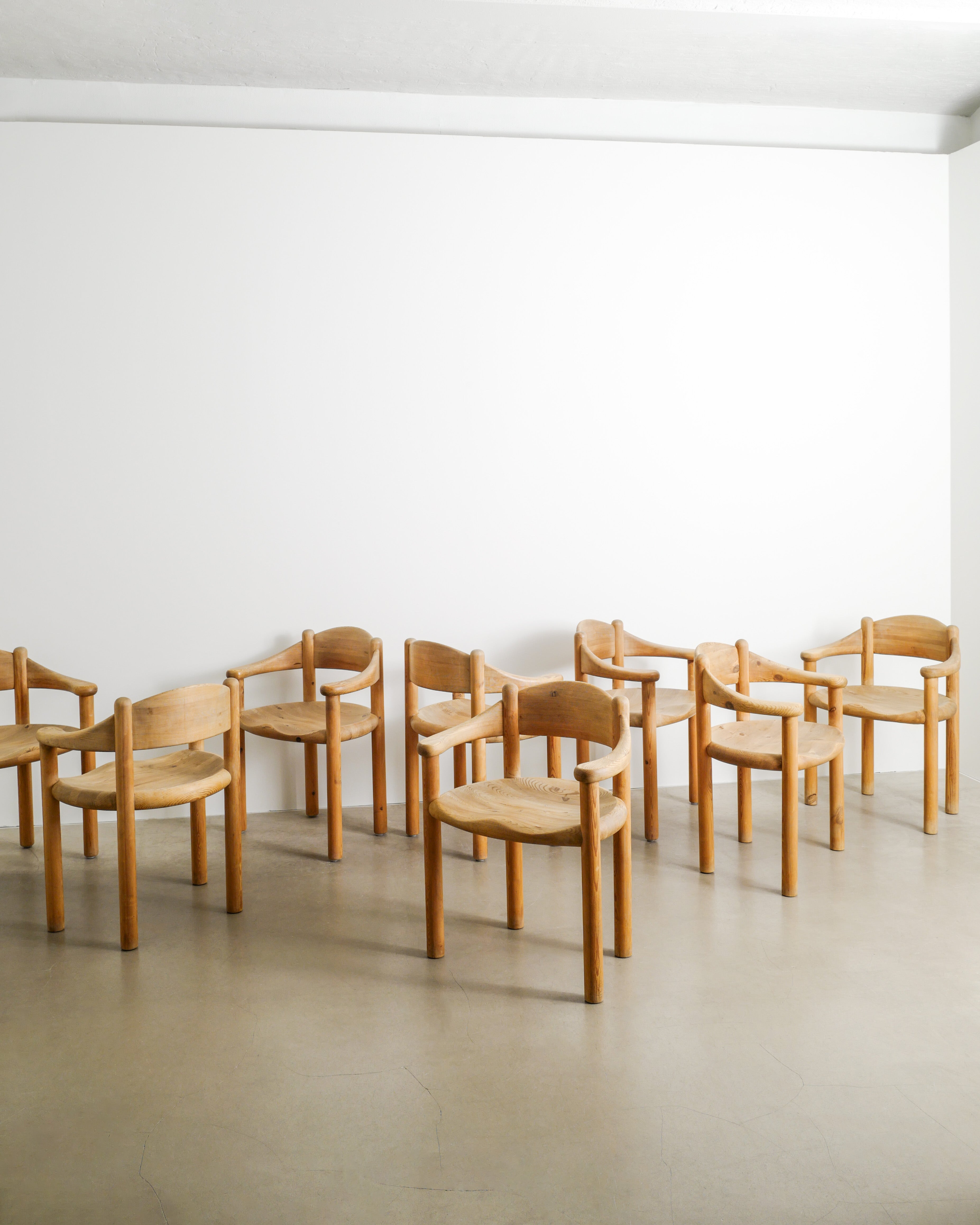 RAINER DAUMILLER DINING CHAIRS, 1970s