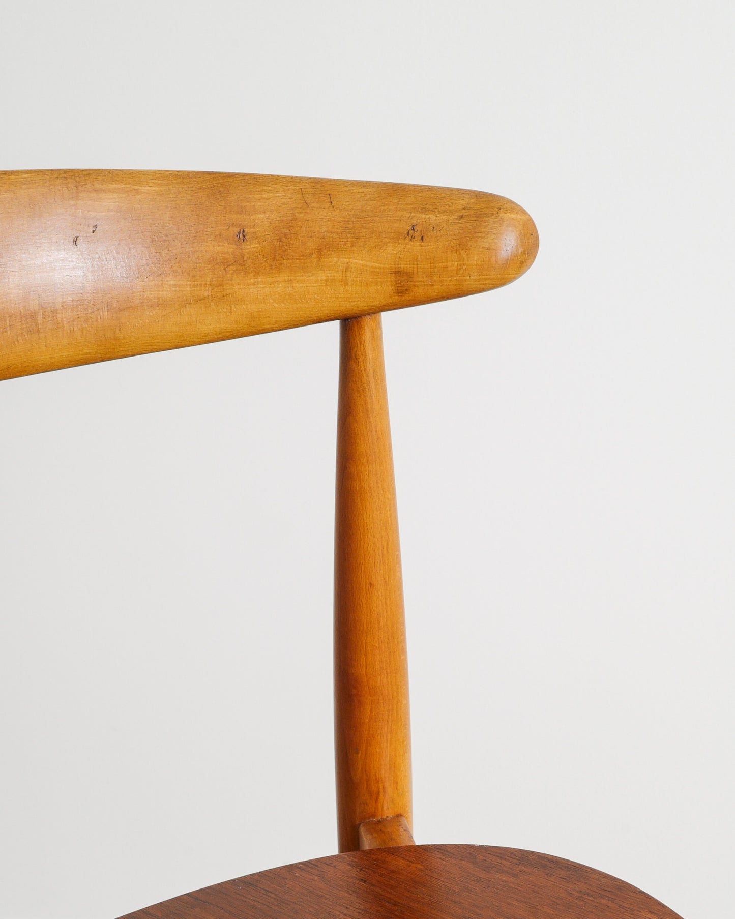 HANS J WEGNER "HEART" DINING CHAIRS, 1950s