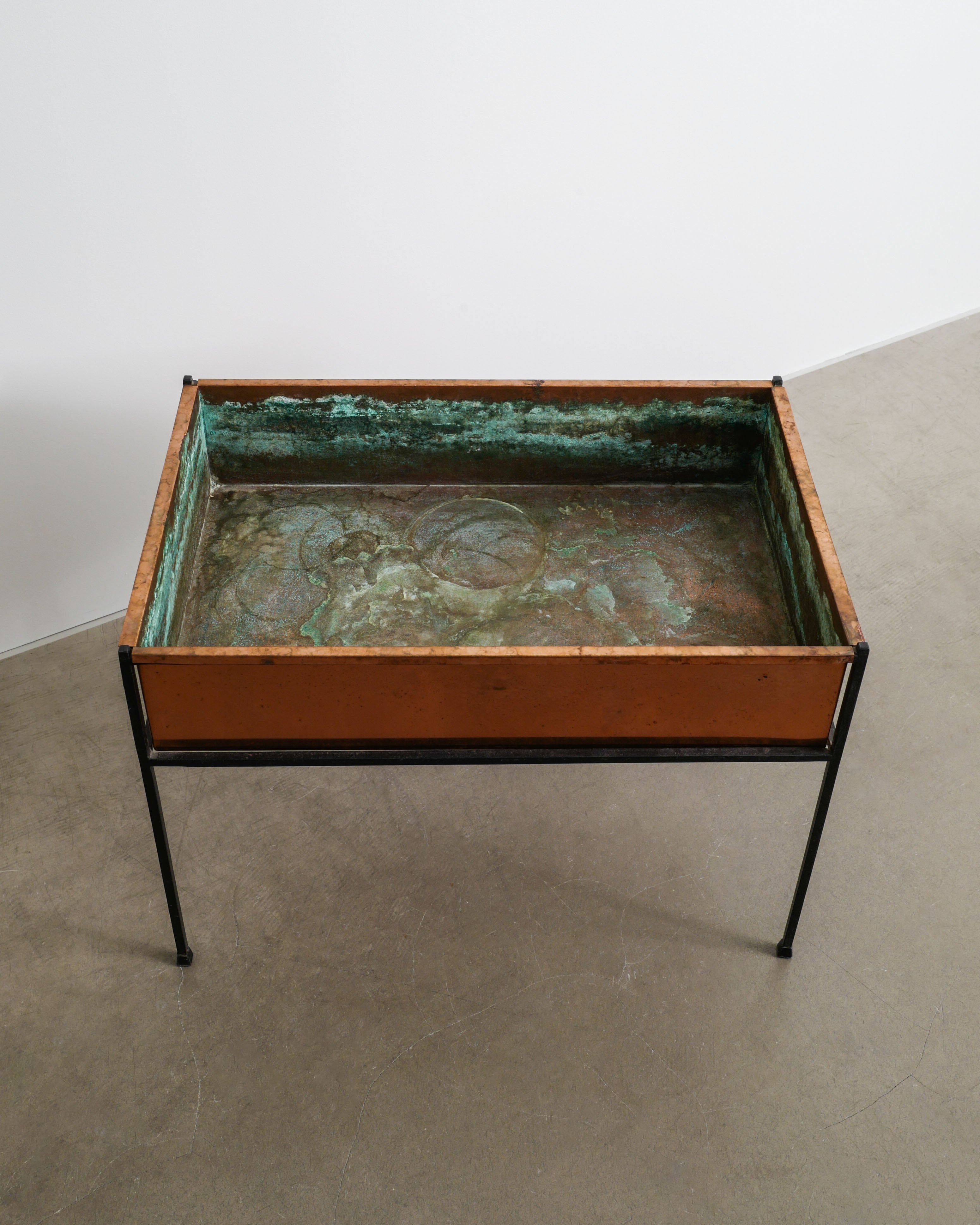 HANS-AGNE JAKOBSSON COPPER PLANTER, 1950s