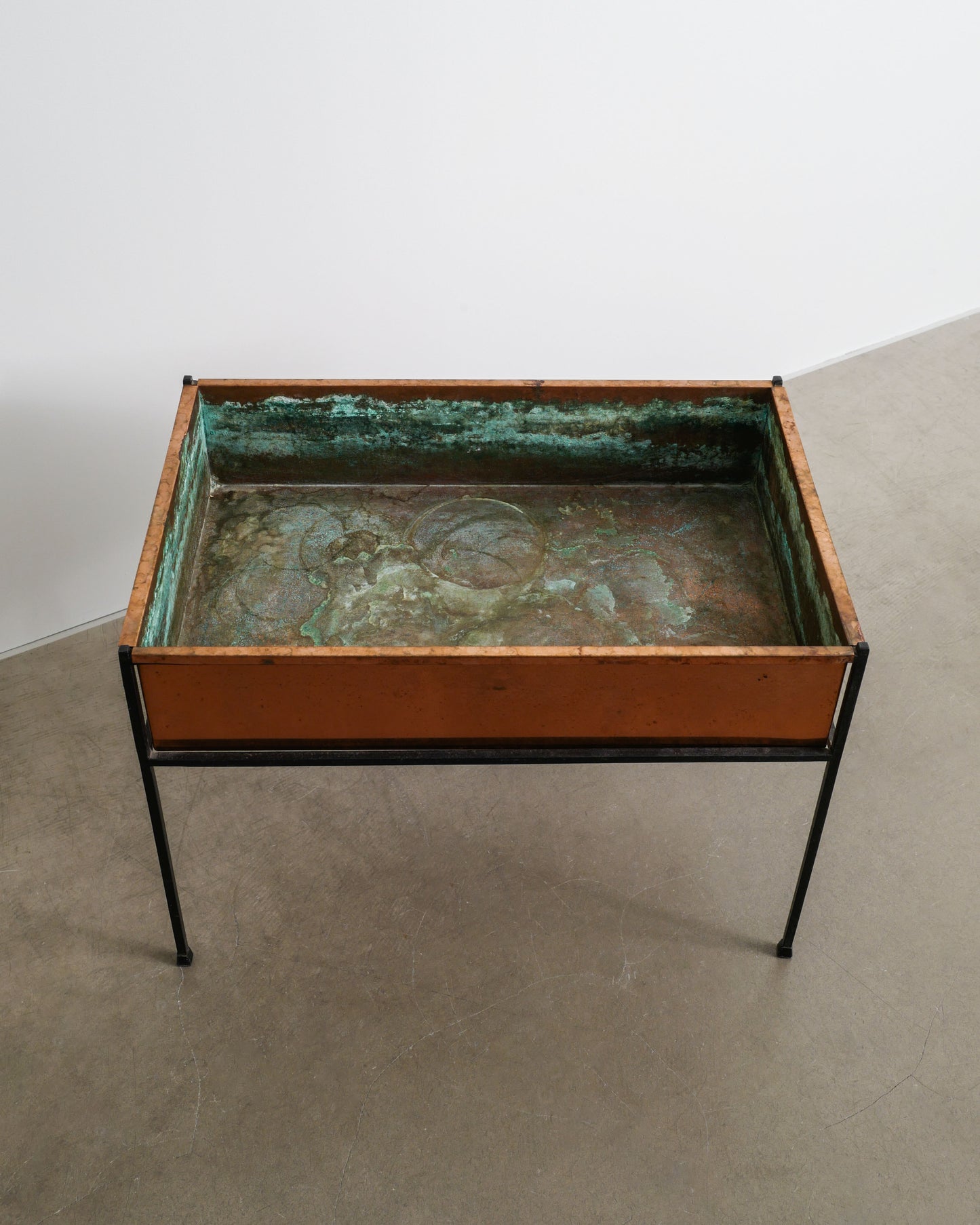 HANS-AGNE JAKOBSSON COPPER PLANTER, 1950s