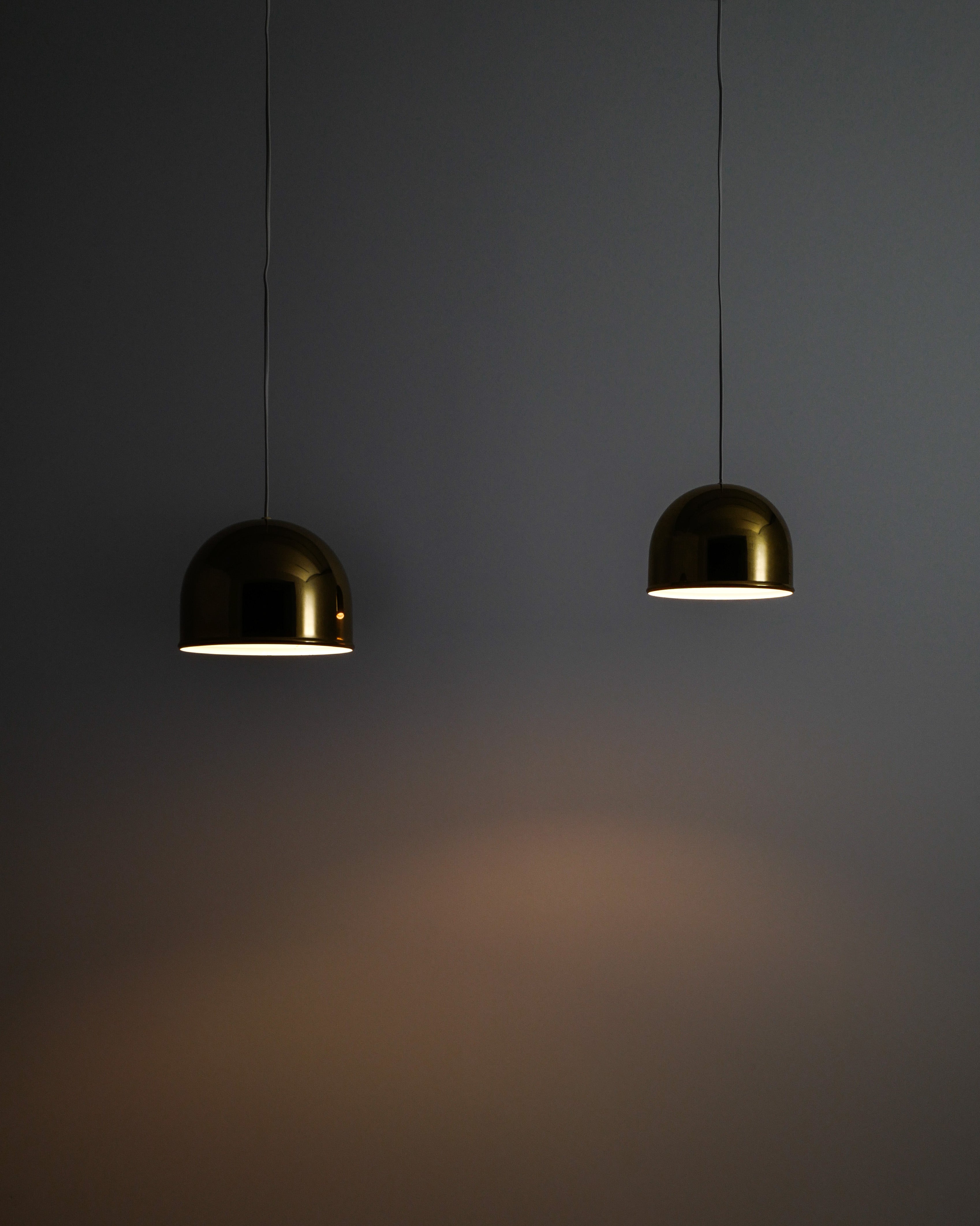 EJE AHLGREN BRASS PENDANTS, 1960s
