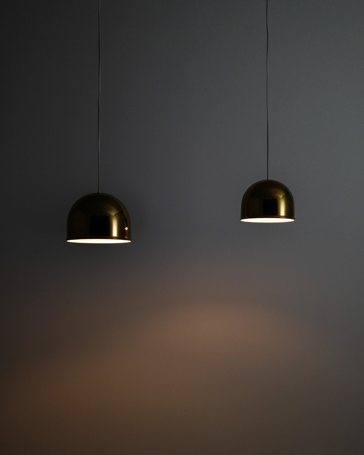 EJE AHLGREN BRASS PENDANTS, 1960s
