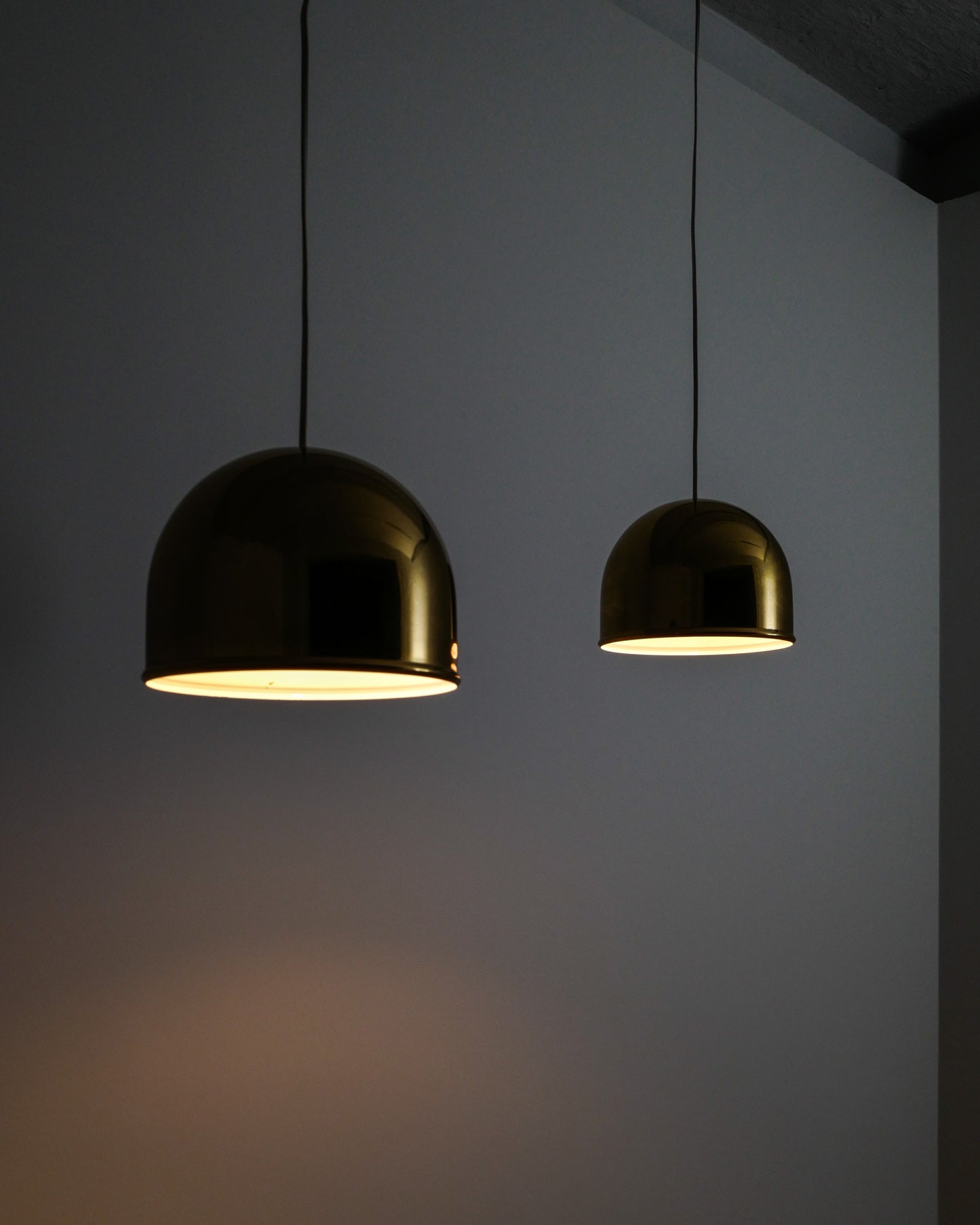 EJE AHLGREN BRASS PENDANTS, 1960s
