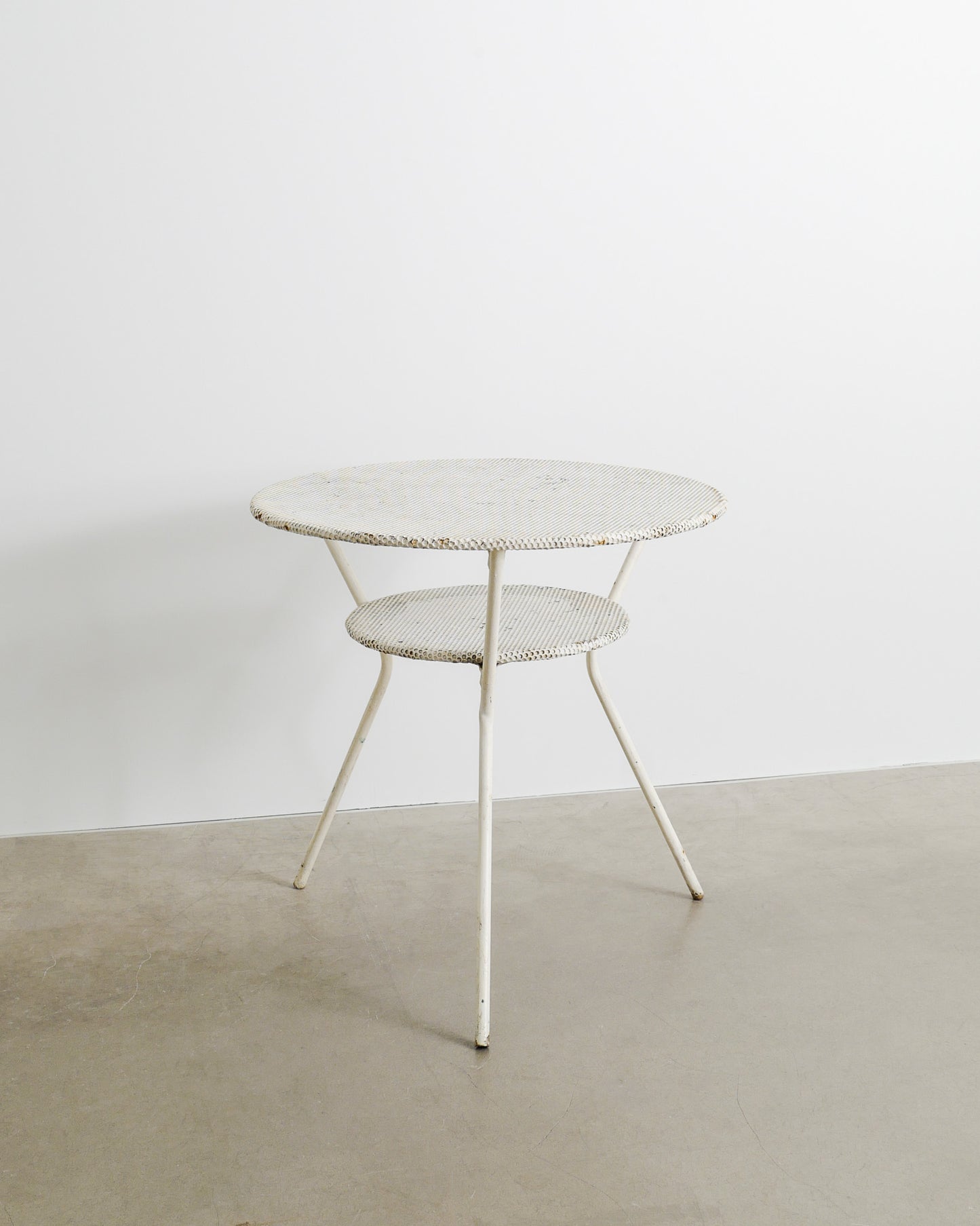 FRENCH ROUND CONSOLE TABLE, 1950s