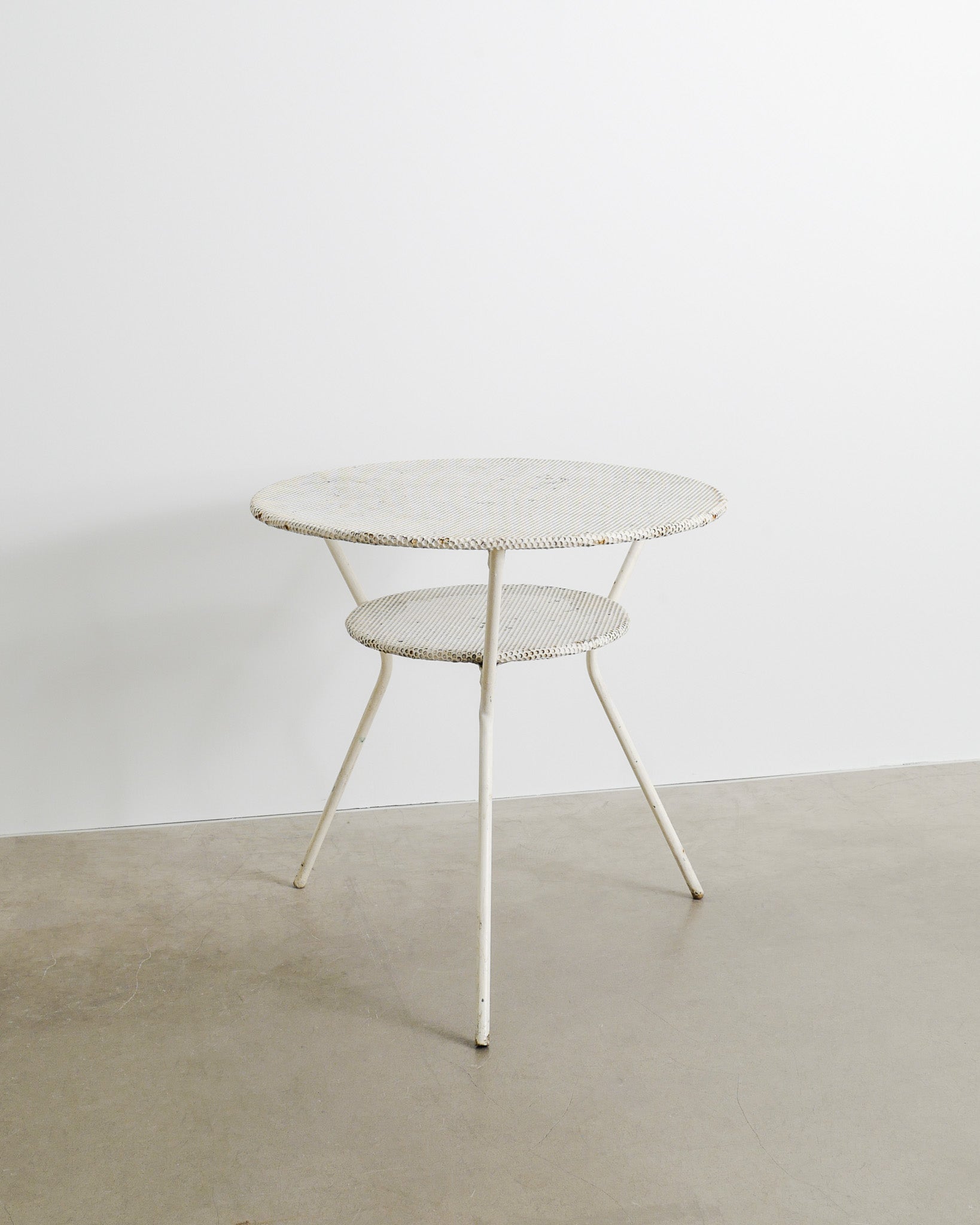 FRENCH ROUND CONSOLE TABLE, 1950s