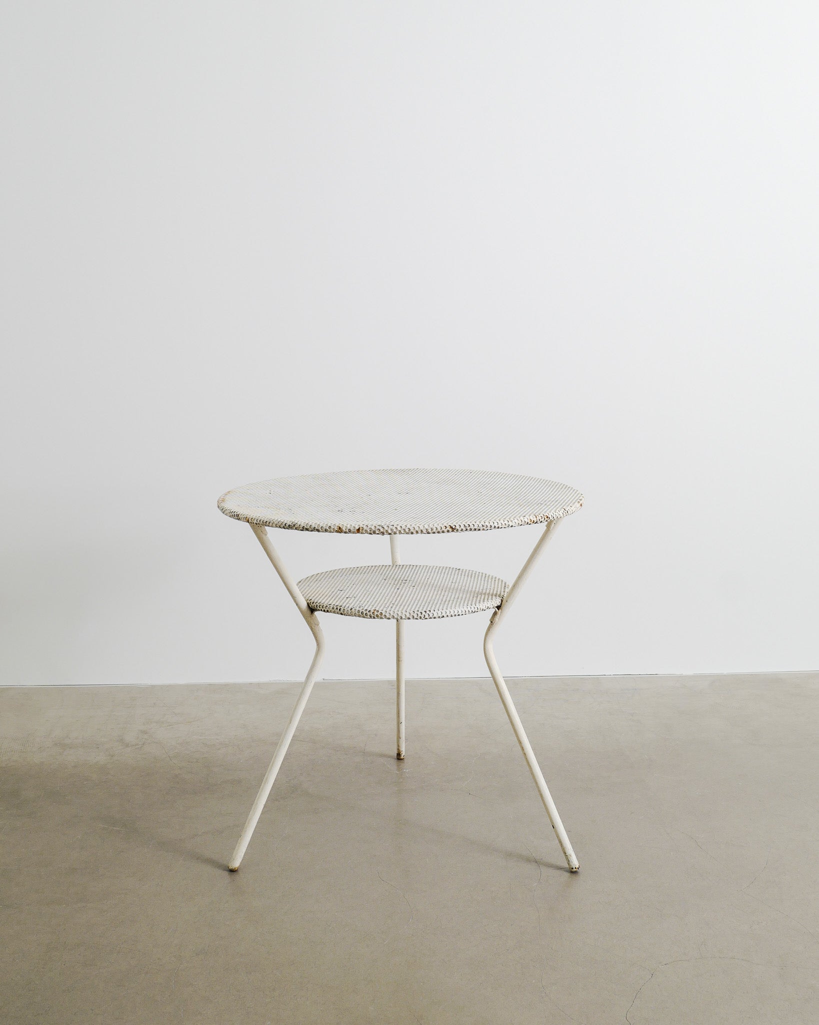 FRENCH ROUND CONSOLE TABLE, 1950s