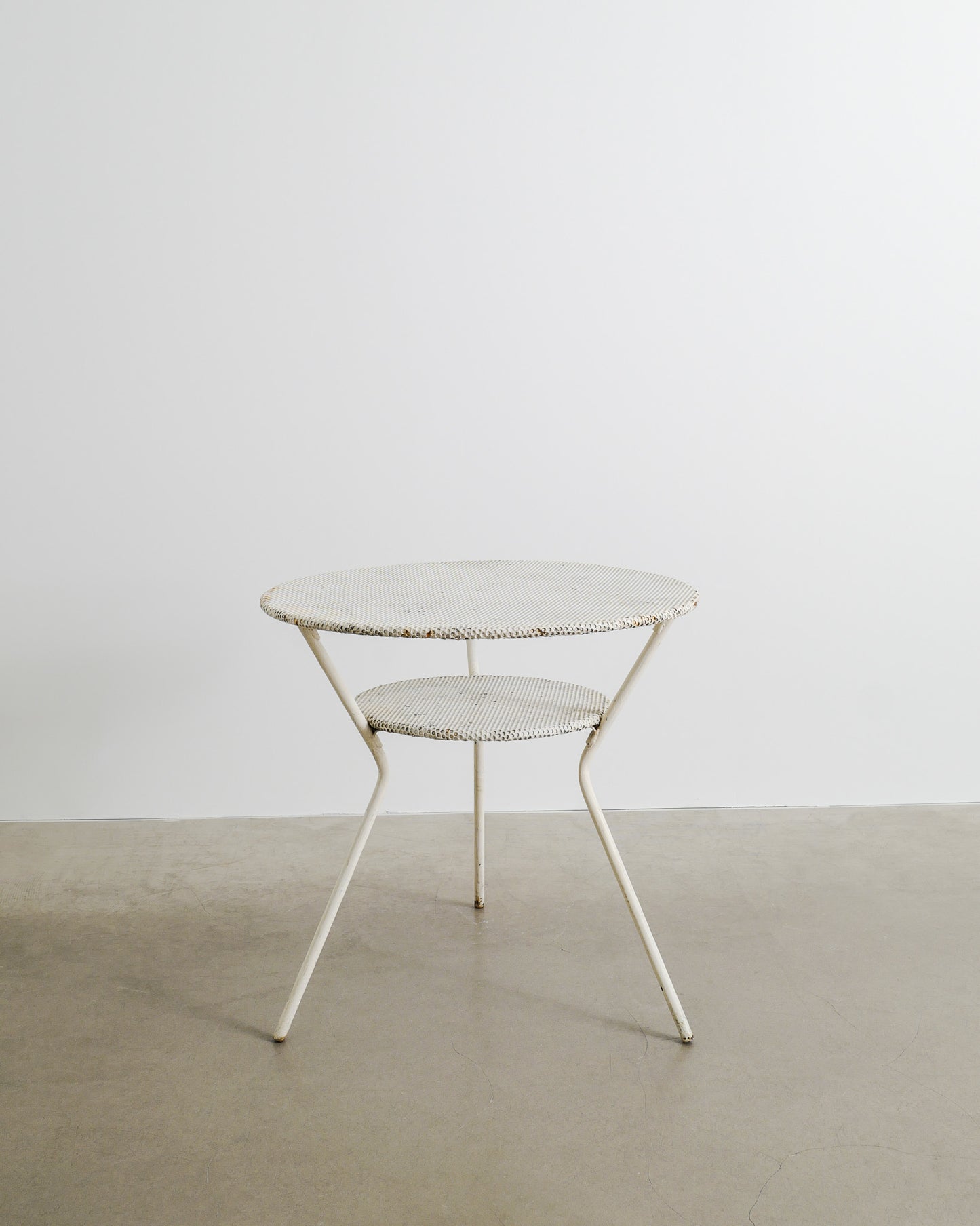 FRENCH ROUND CONSOLE TABLE, 1950s