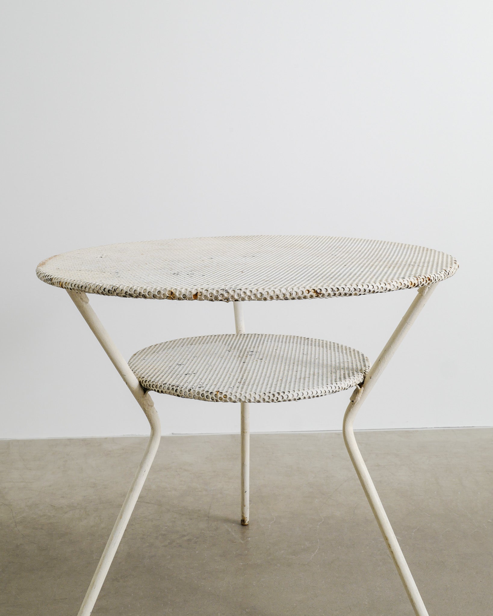 FRENCH ROUND CONSOLE TABLE, 1950s