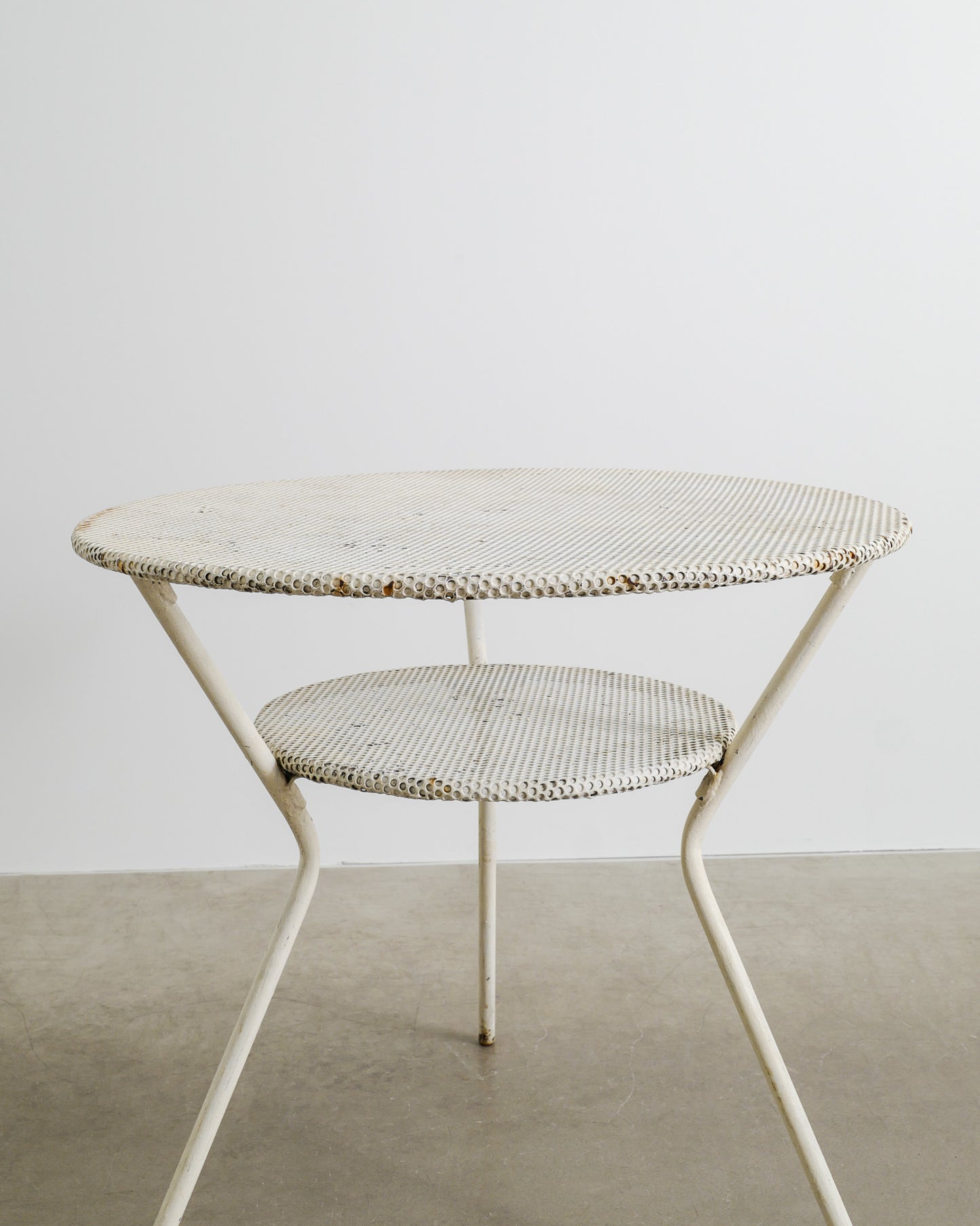 FRENCH ROUND CONSOLE TABLE, 1950s