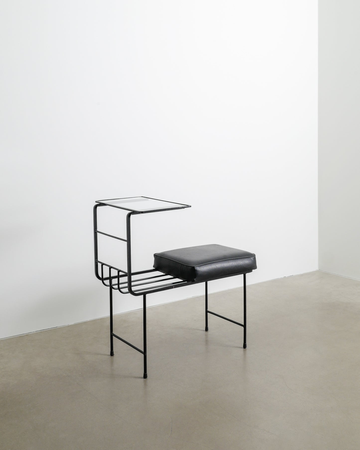 MATHIEU MATÉGOT CONSOLE BENCH, 1950s