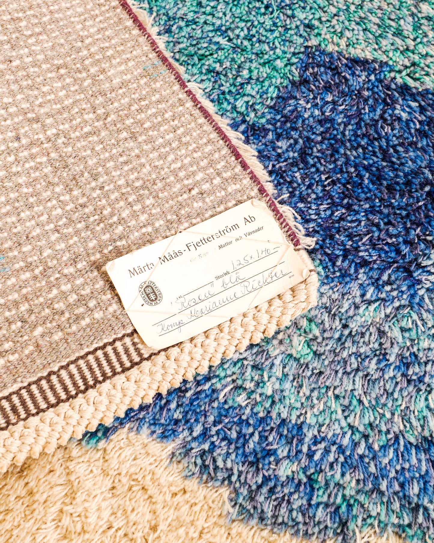 MARIANNE RICHTER "ROSEN BLÅ" RUG, 1970s
