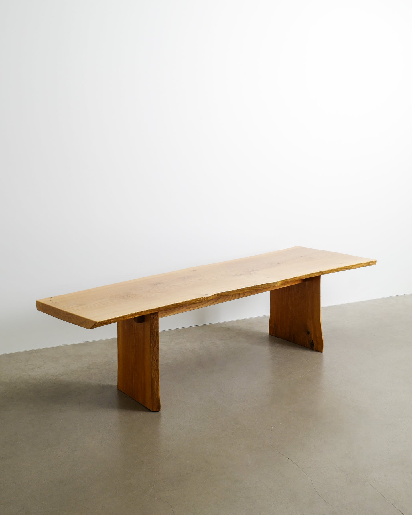 DANISH FREE FORM WOODEN CONSOLE, 1970s