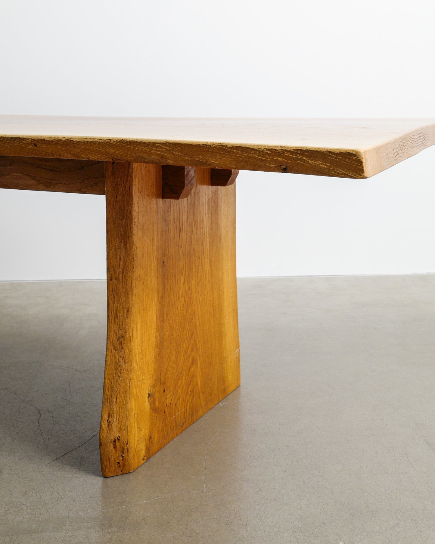 DANISH FREE FORM WOODEN CONSOLE, 1970s