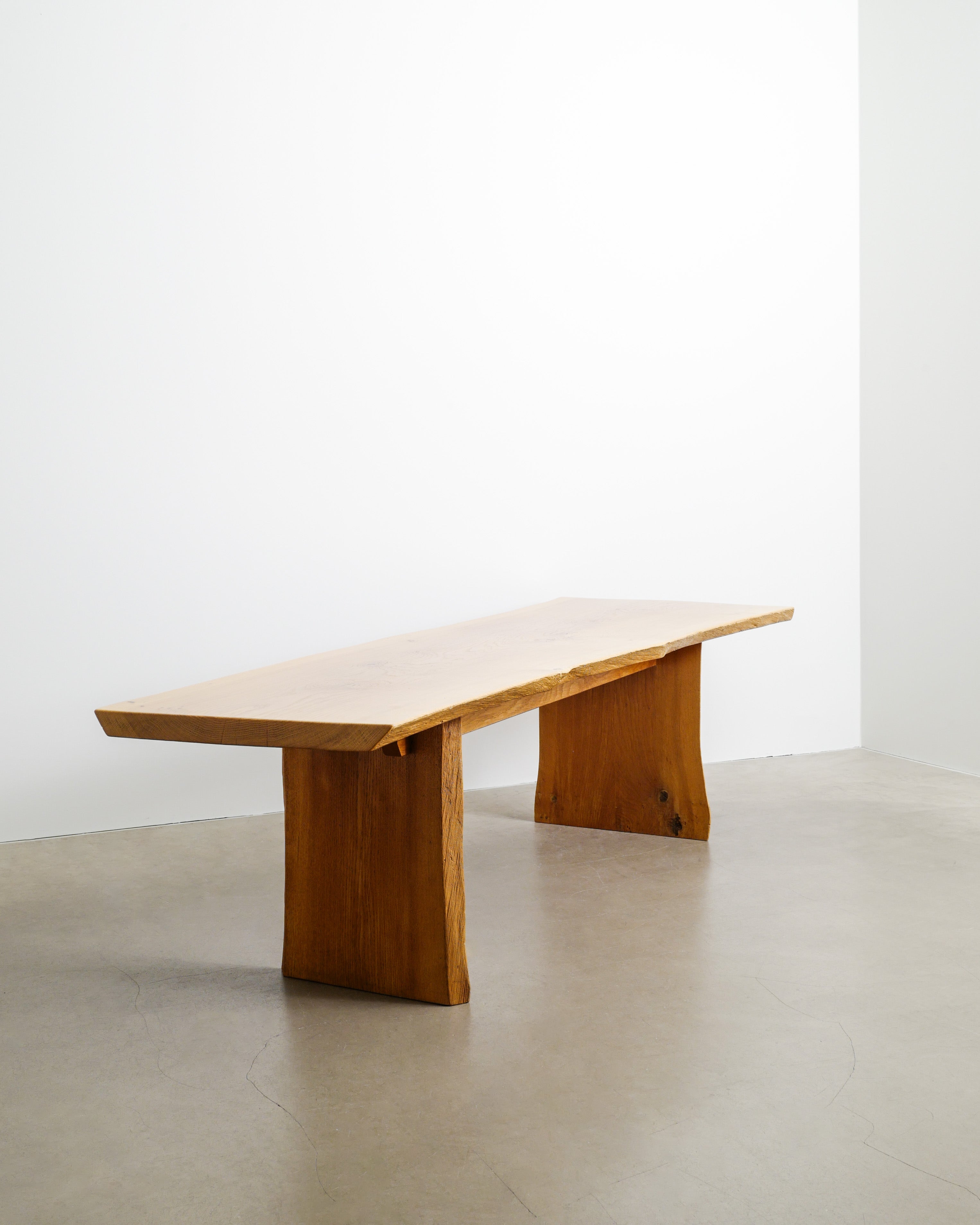 DANISH FREE FORM WOODEN CONSOLE, 1970s