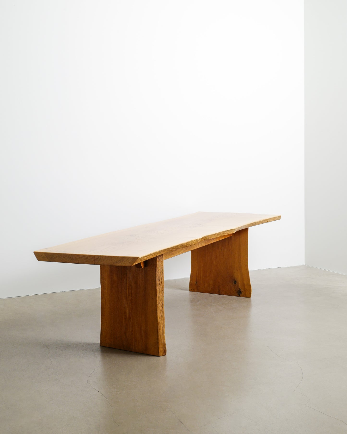 DANISH FREE FORM WOODEN CONSOLE, 1970s