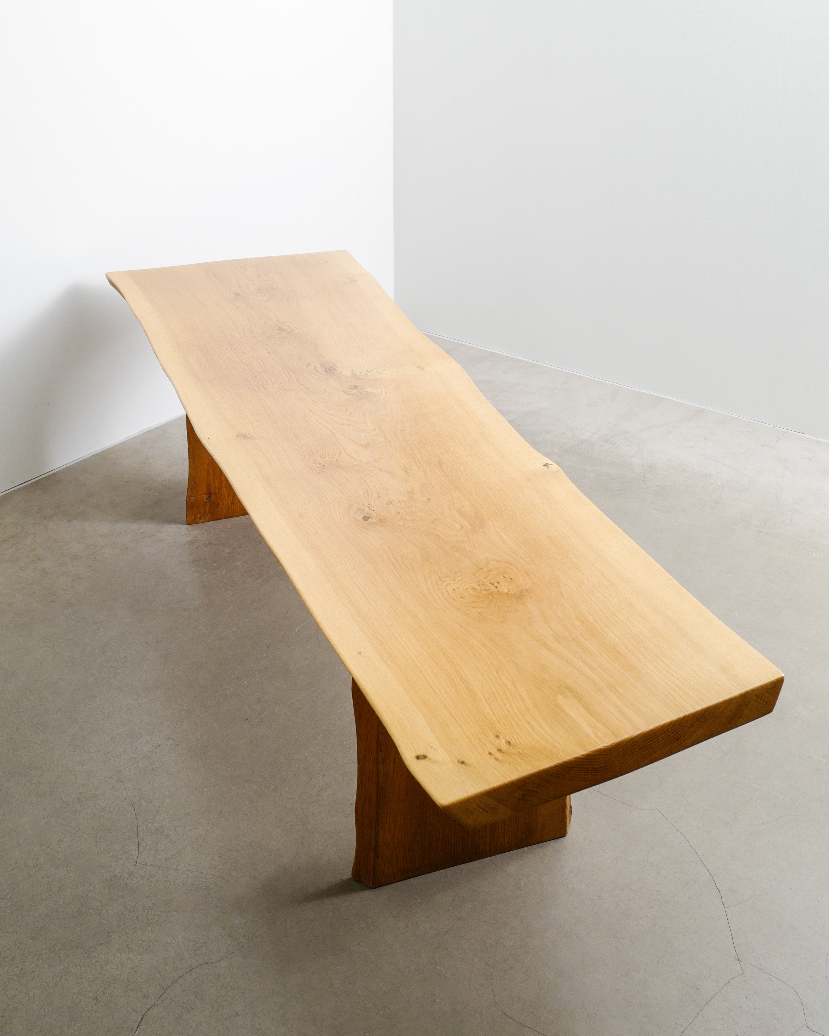 DANISH FREE FORM WOODEN CONSOLE, 1970s