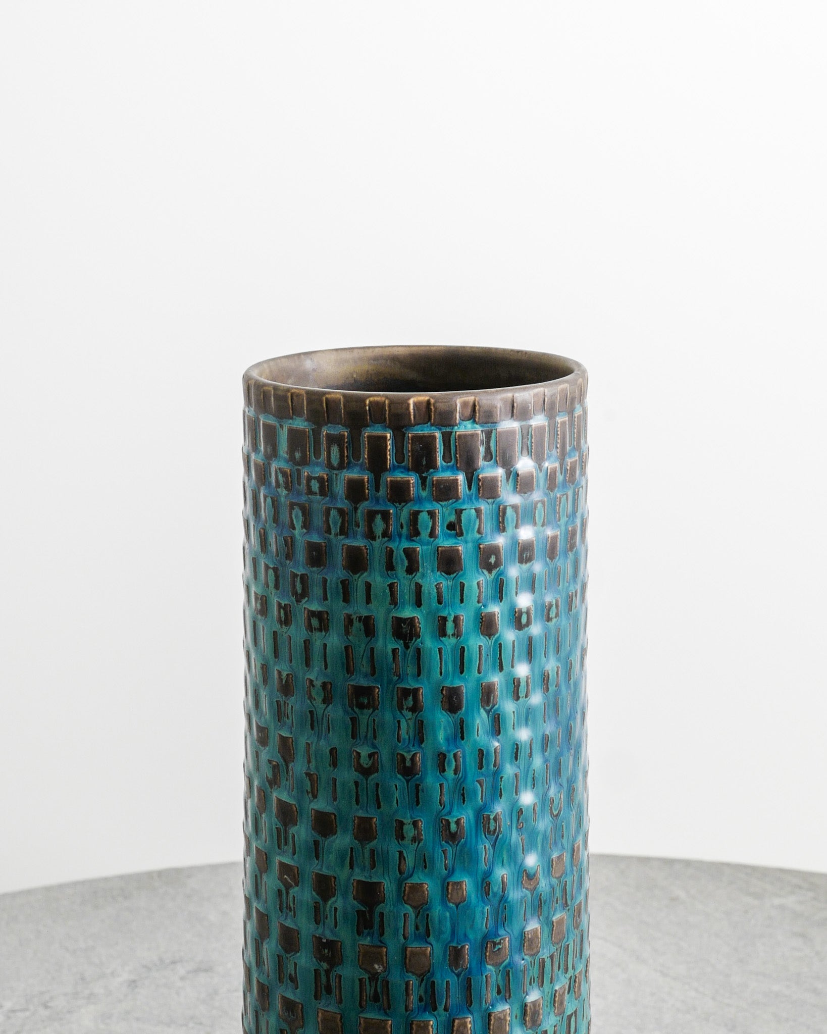 STIG LINDBERG CYLINDER VASE, 1950s