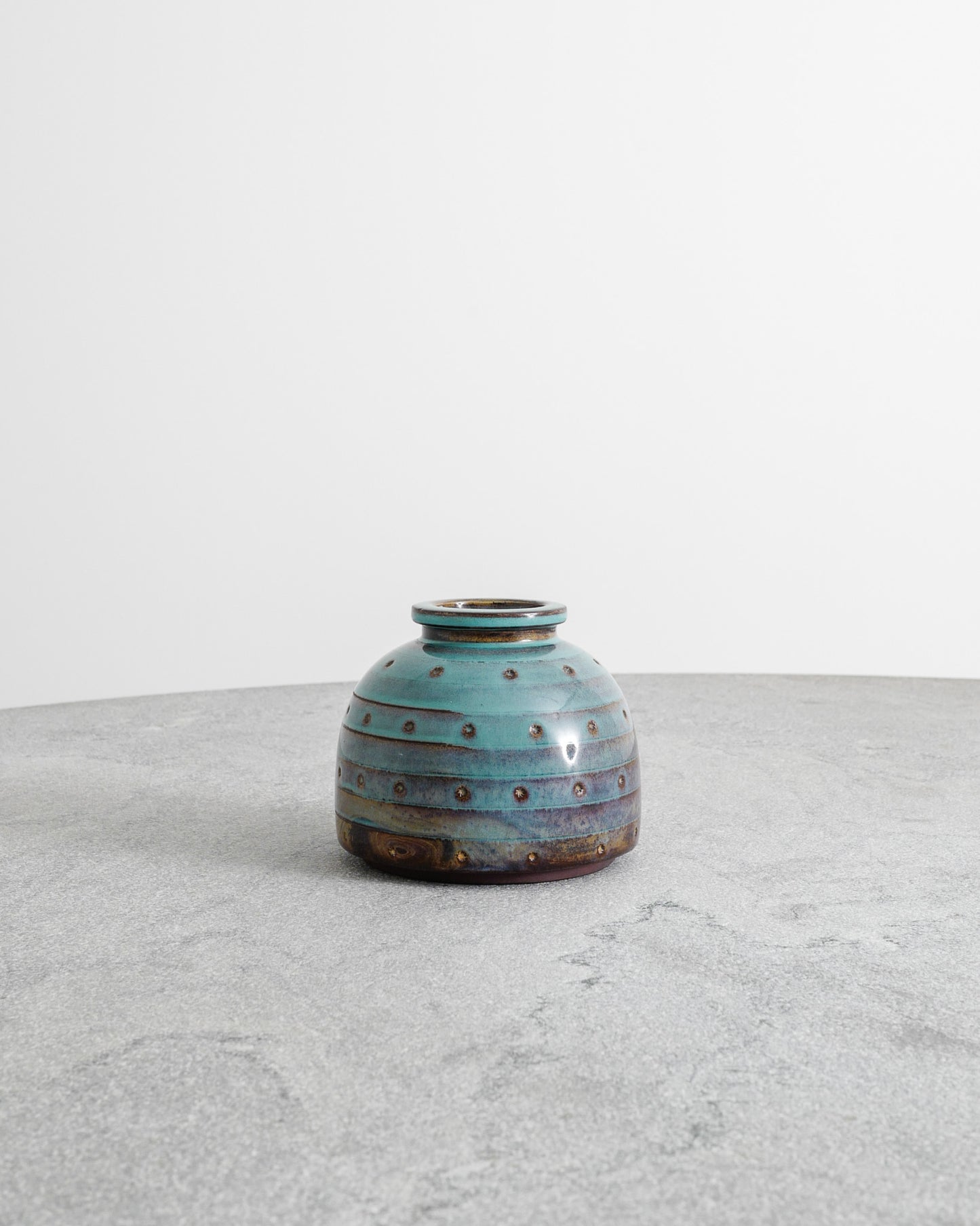 WILHELM KÅGE "FARSTA" STONEWARE VASE, 1940s