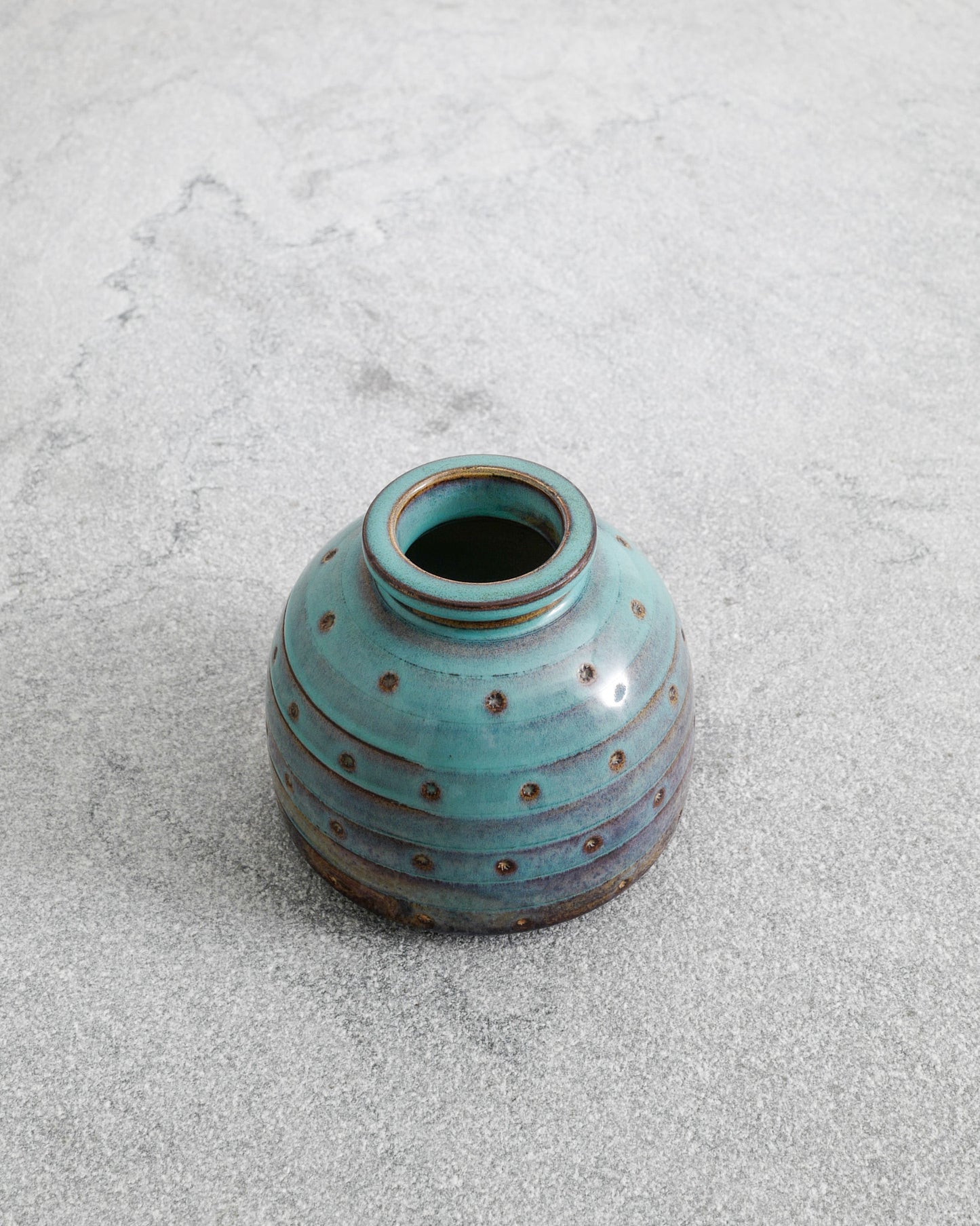 WILHELM KÅGE "FARSTA" STONEWARE VASE, 1940s