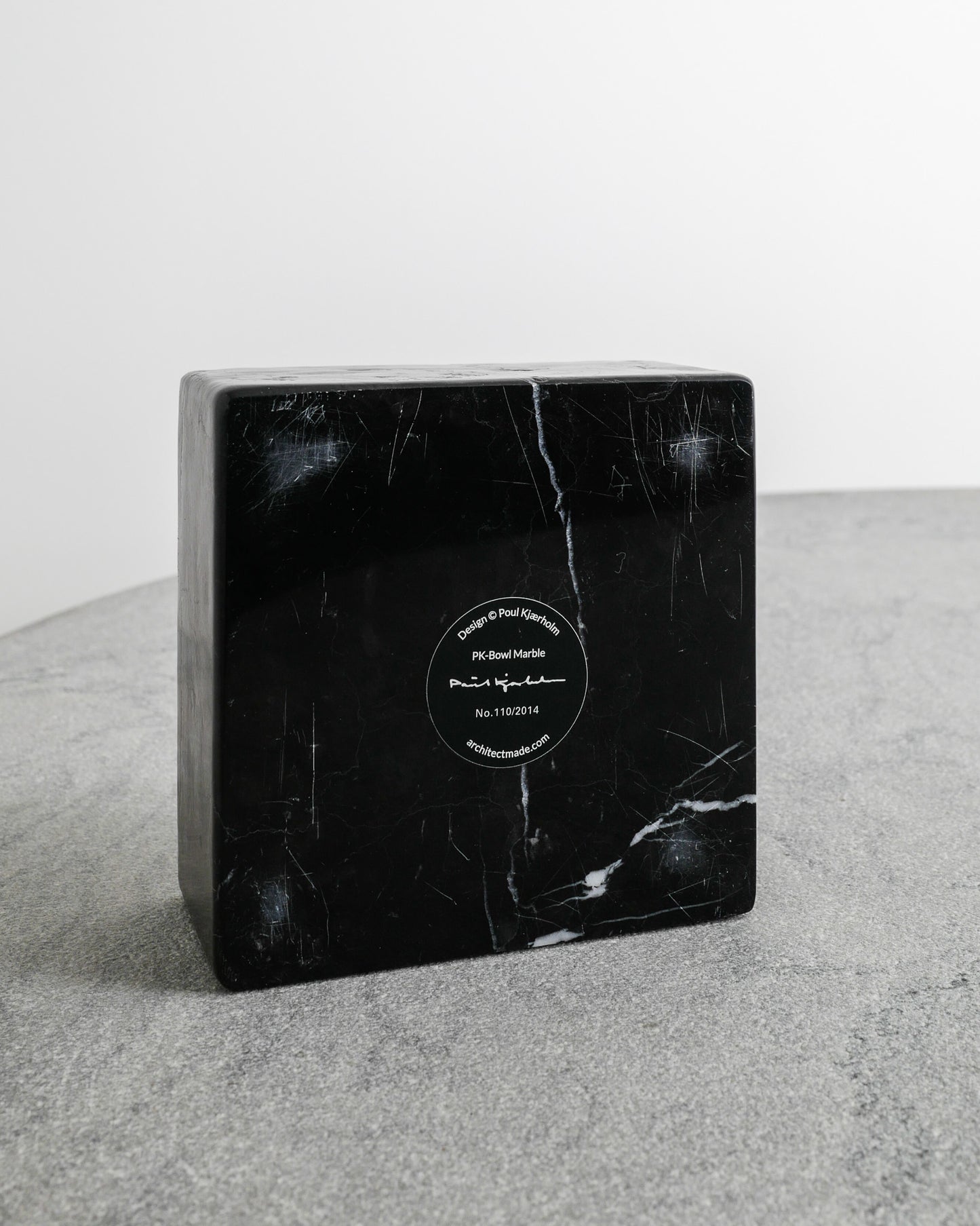 POUL KJAERHOLM GRANITE "PK BOWL" ASHTRAY