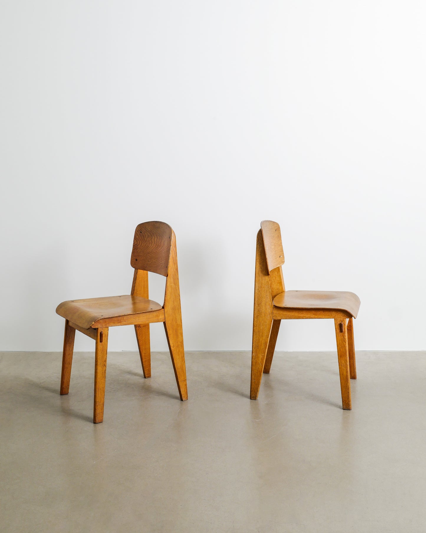 JEAN PROUVÈ "TOUT BOIS" CHAIRS, 1941