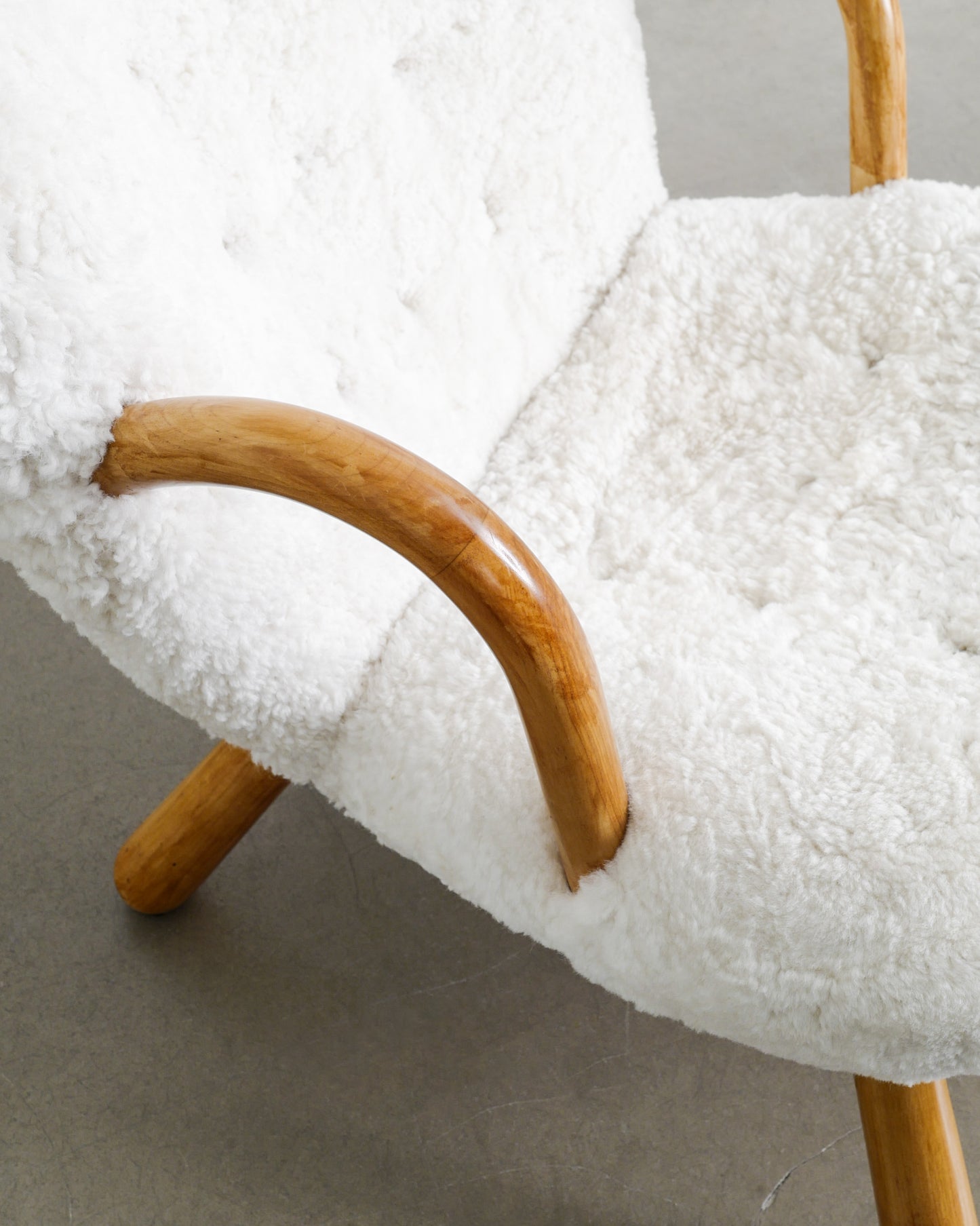 ARNOLD MADSEN "CLAM CHAIR", 1940s