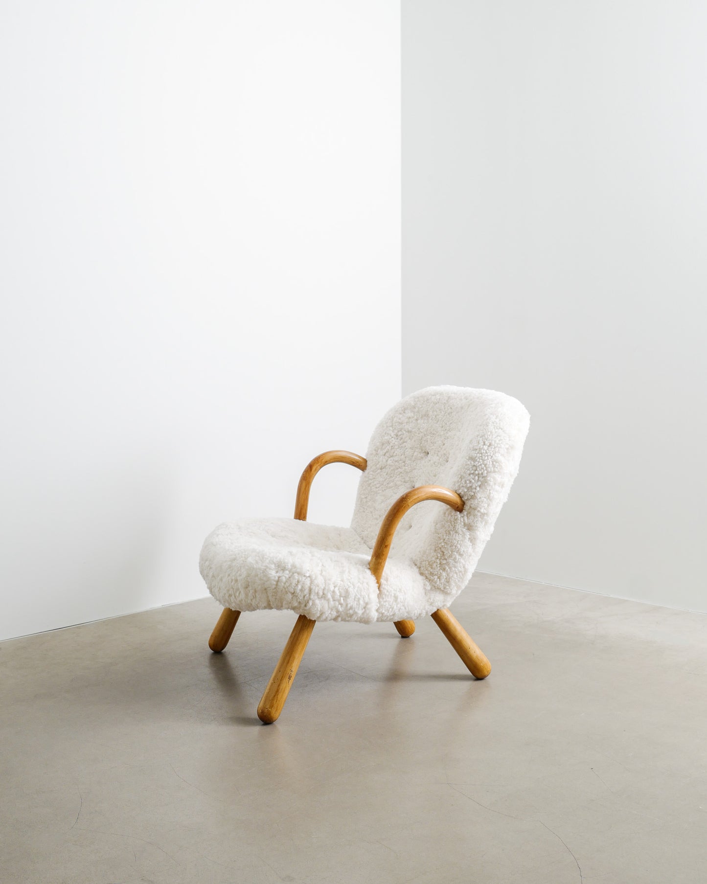 ARNOLD MADSEN "CLAM CHAIR", 1940s