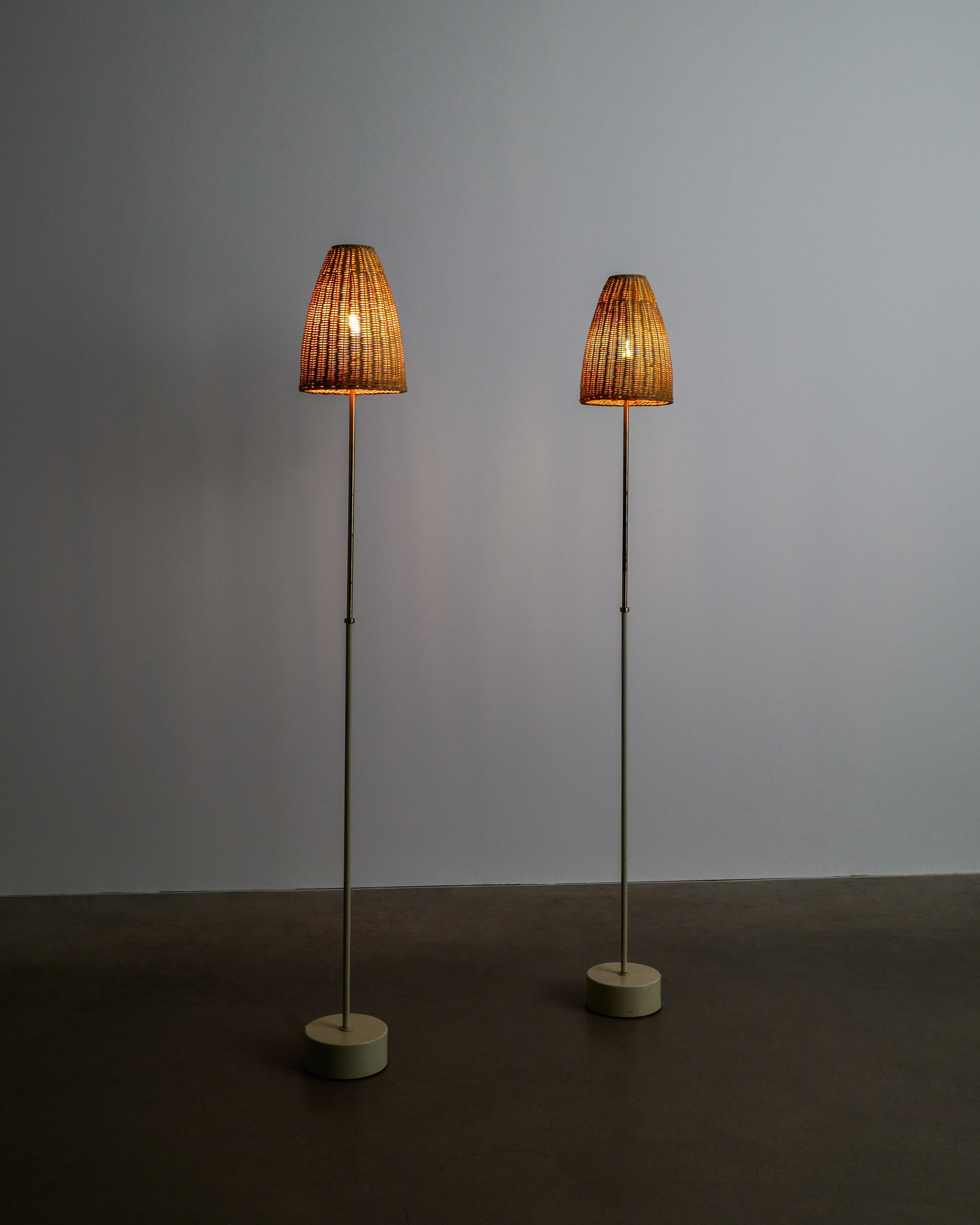 HANS-AGNE JAKOBSSON FLOOR LAMPS, 1960s