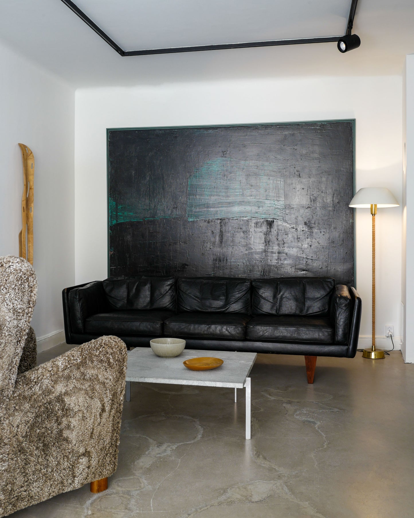 BLACK ILLUM WIKKELSØ "V11" SOFA, 1960s