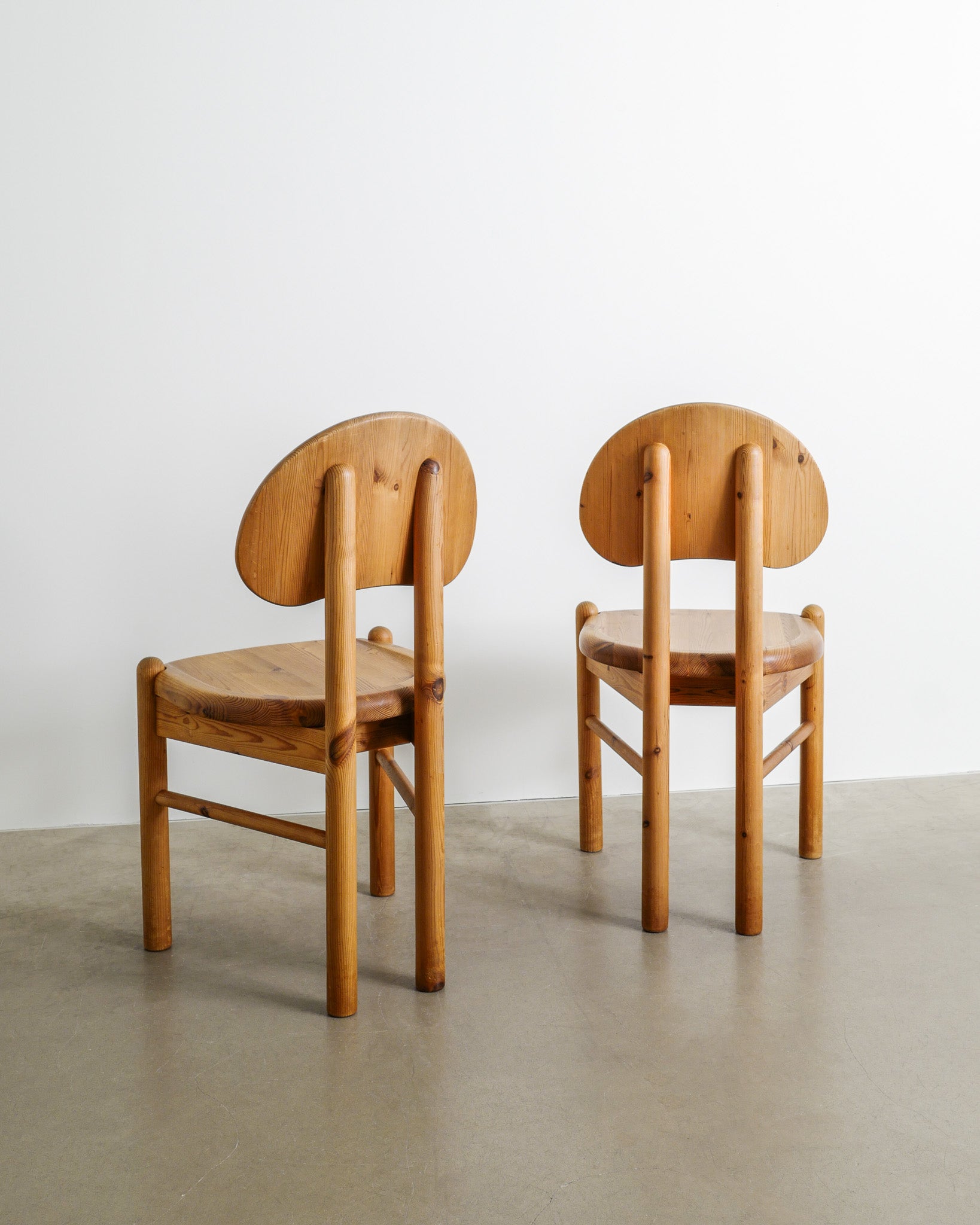 RAINER DAUMILLER PINE CHAIRS, 1970s